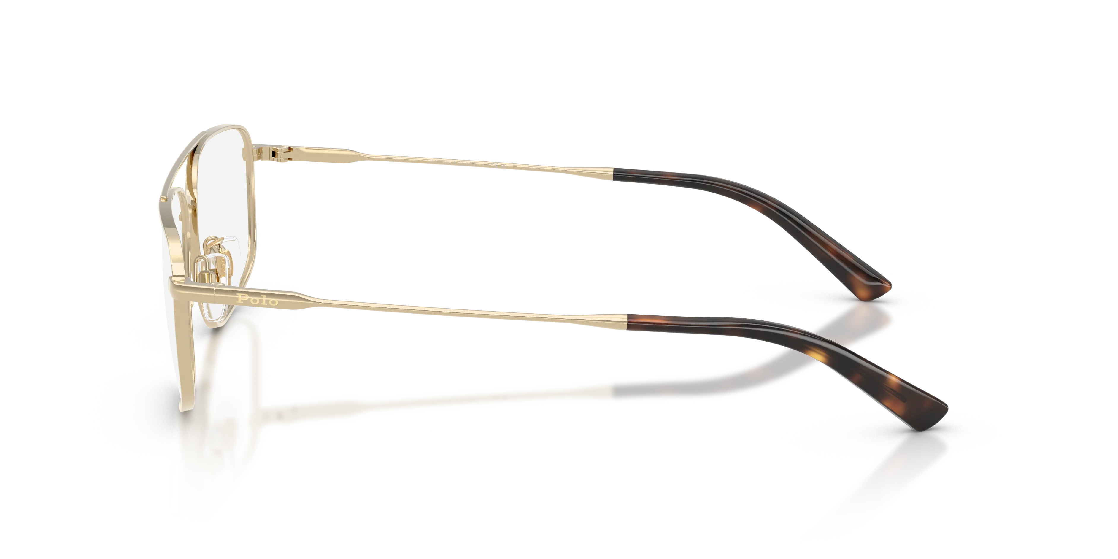 Polo Ralph Lauren PH1247 9204 Montature da vista Metallo Oro Trasparente Pilot Normale - immagine 4
