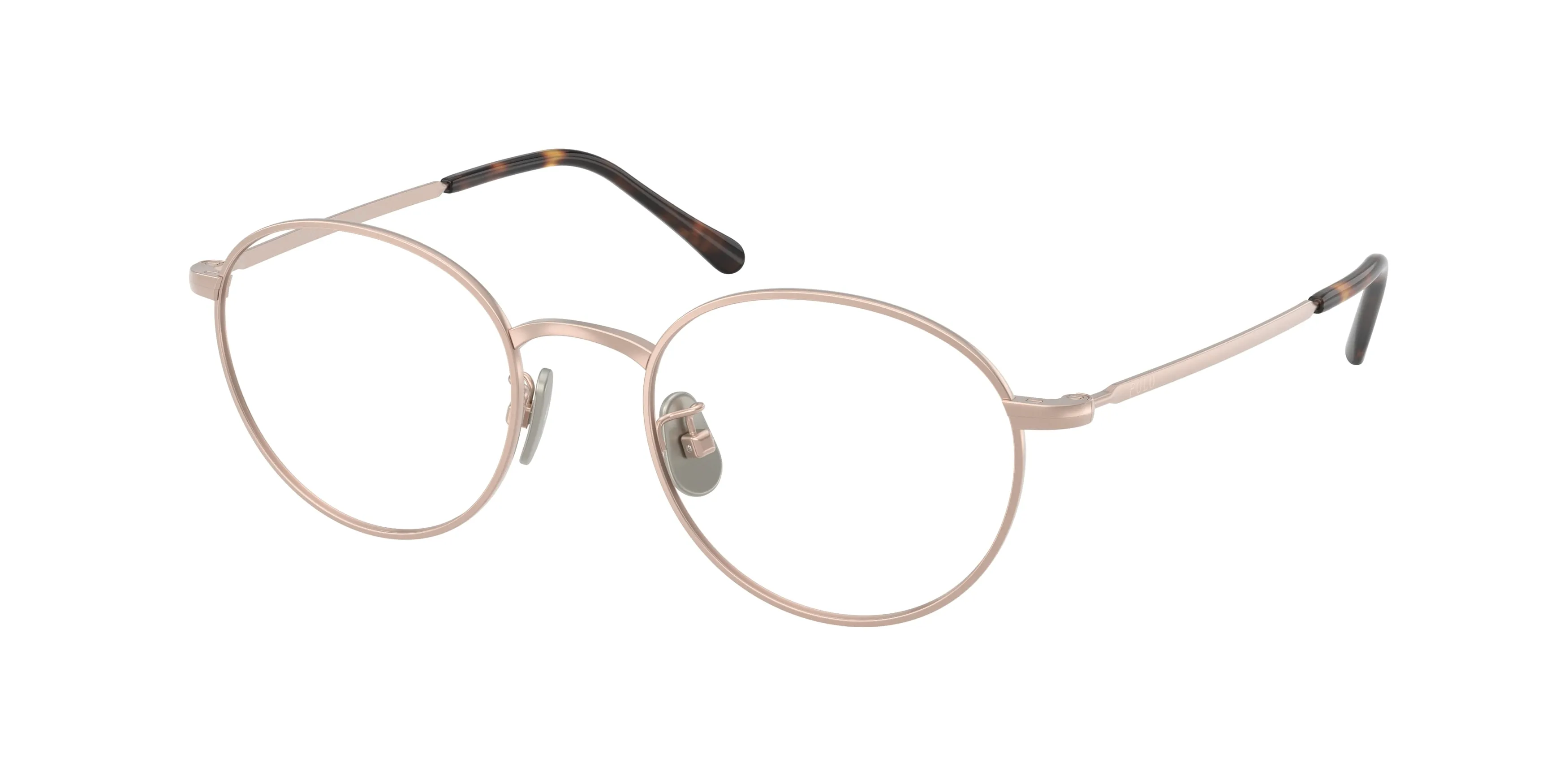 Polo Ralph Lauren PH1221TD 9334 Montature da vista Titanio Oro Trasparente Rotonda Normale - immagine 1