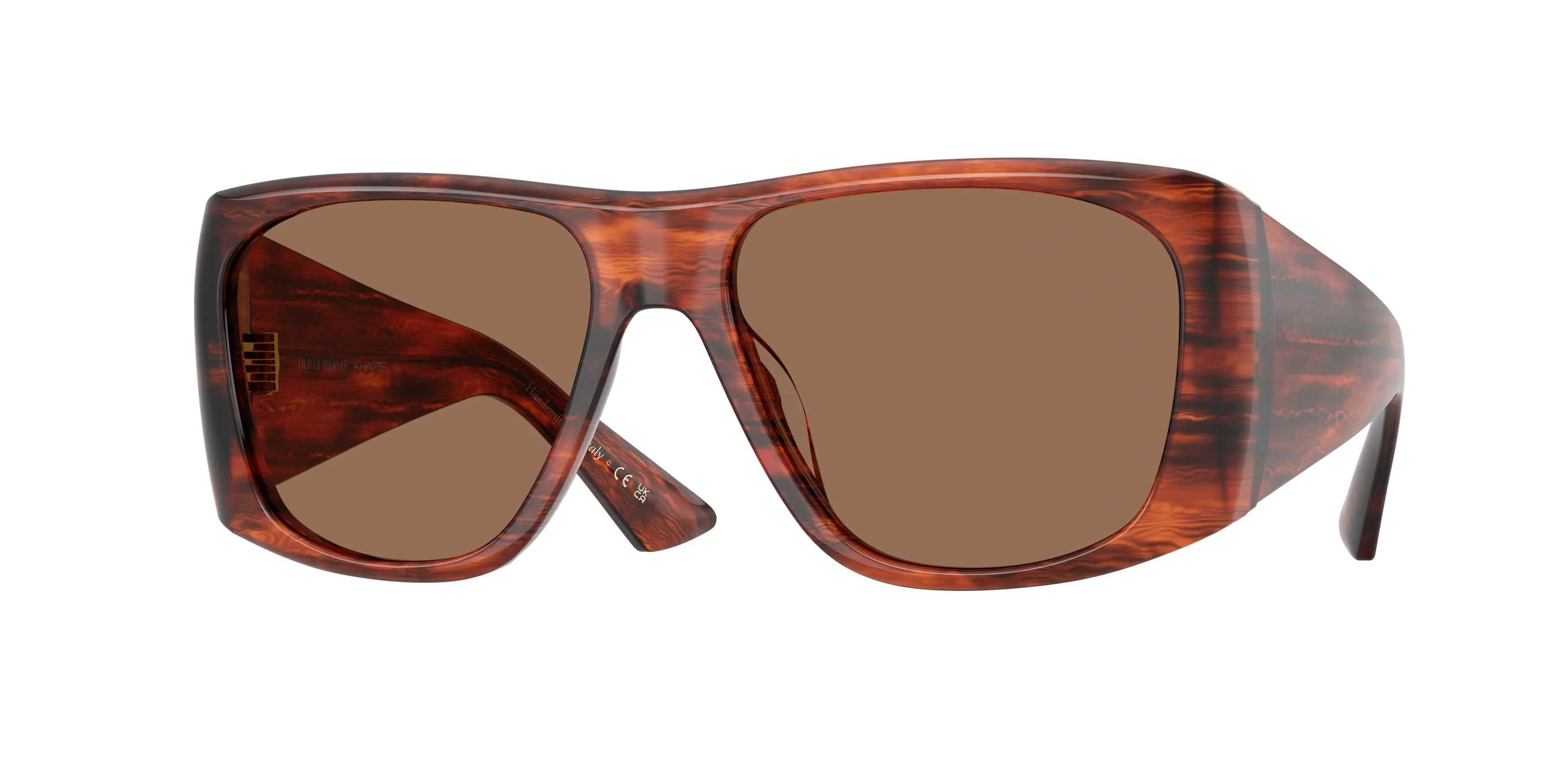 Oliver Peoples OV5638SU 1965C 172573 Occhiali da sole Acetato Rosso Marrone Squadrata Normale - immagine 1