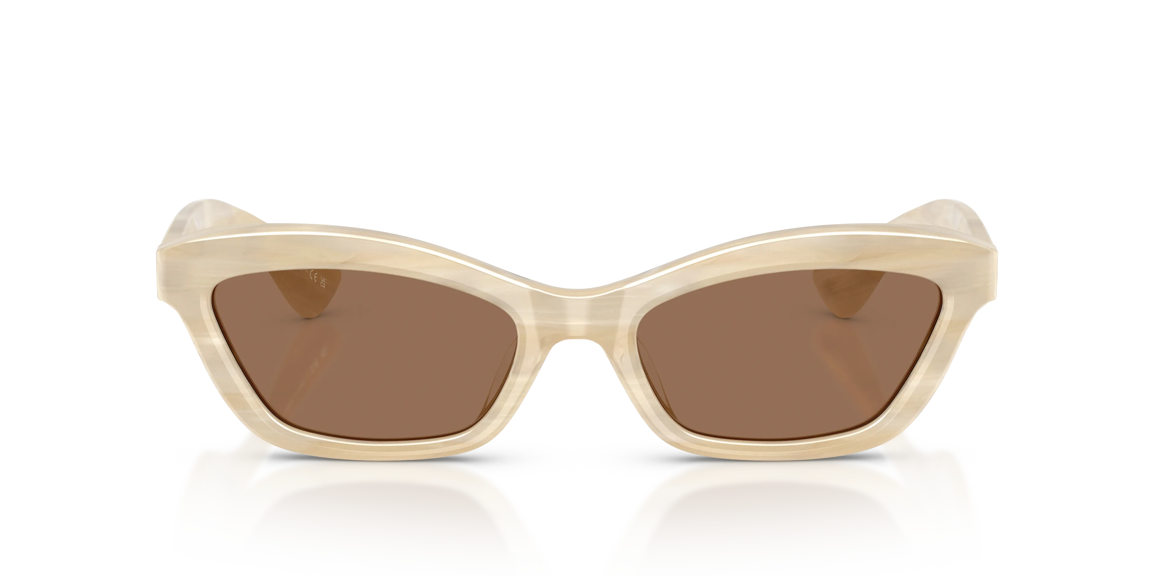 Oliver Peoples OV5637SU 1997C 104973 Occhiali da sole Acetato Beige Marrone Cat Eye Normale - immagine 3