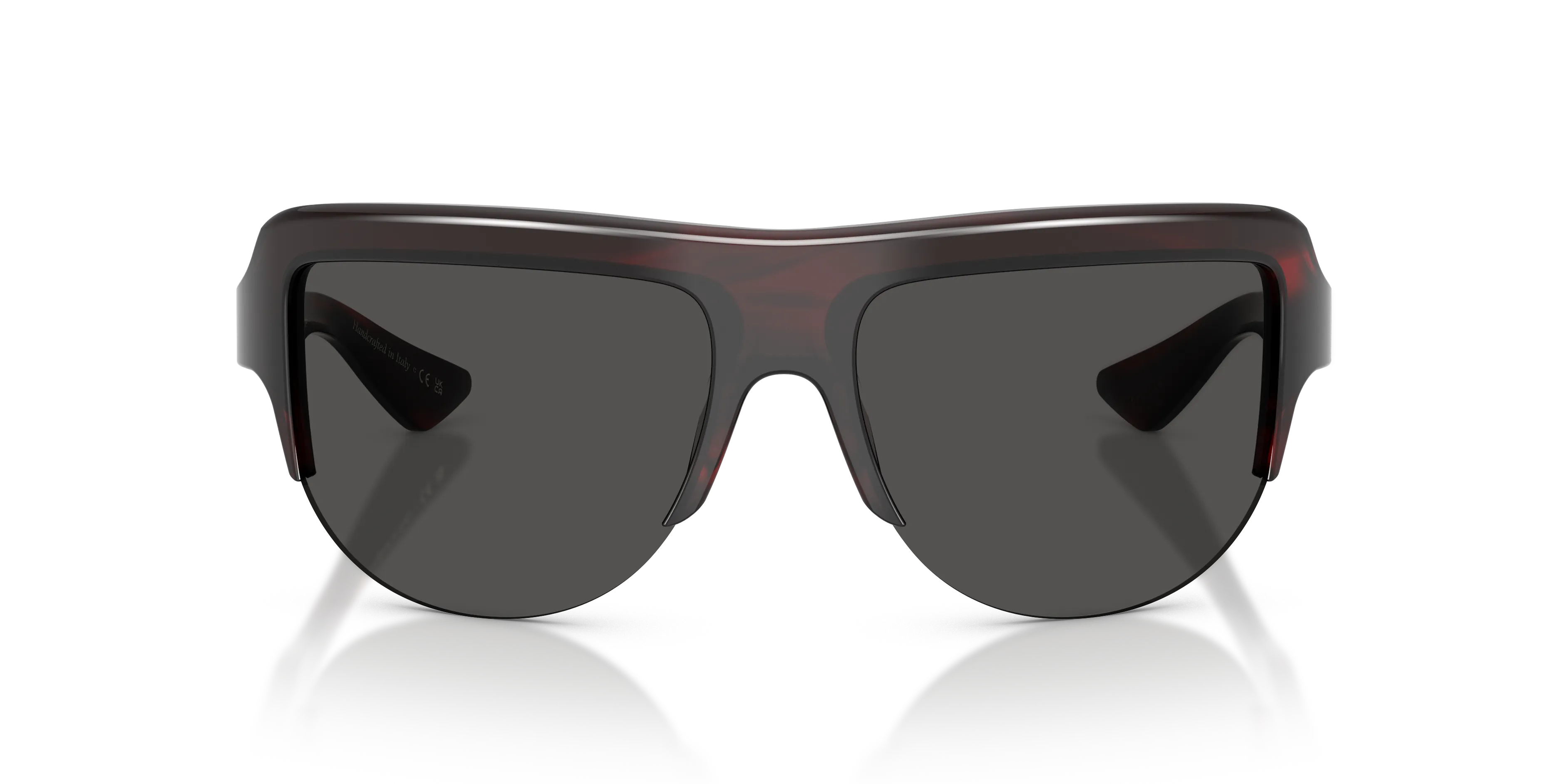 Oliver Peoples OV5636SU 1975C 181587 Occhiali da sole Acetato Rosso Grigio Geometrica Normale - immagine 3