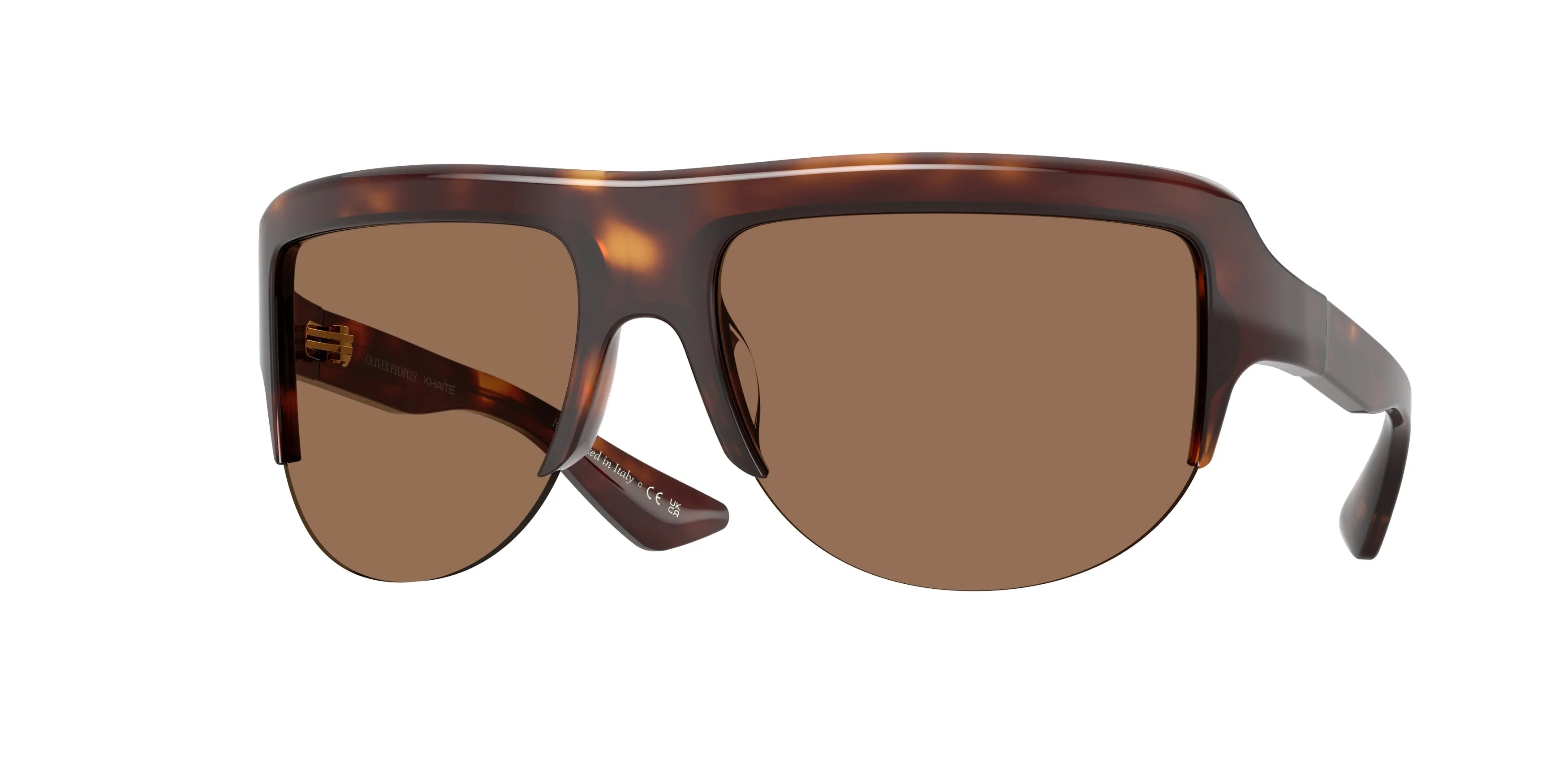 Oliver Peoples OV5636SU 1975C 100773 Occhiali da sole Acetato Tartaruga Marrone Geometrica Normale - immagine 1