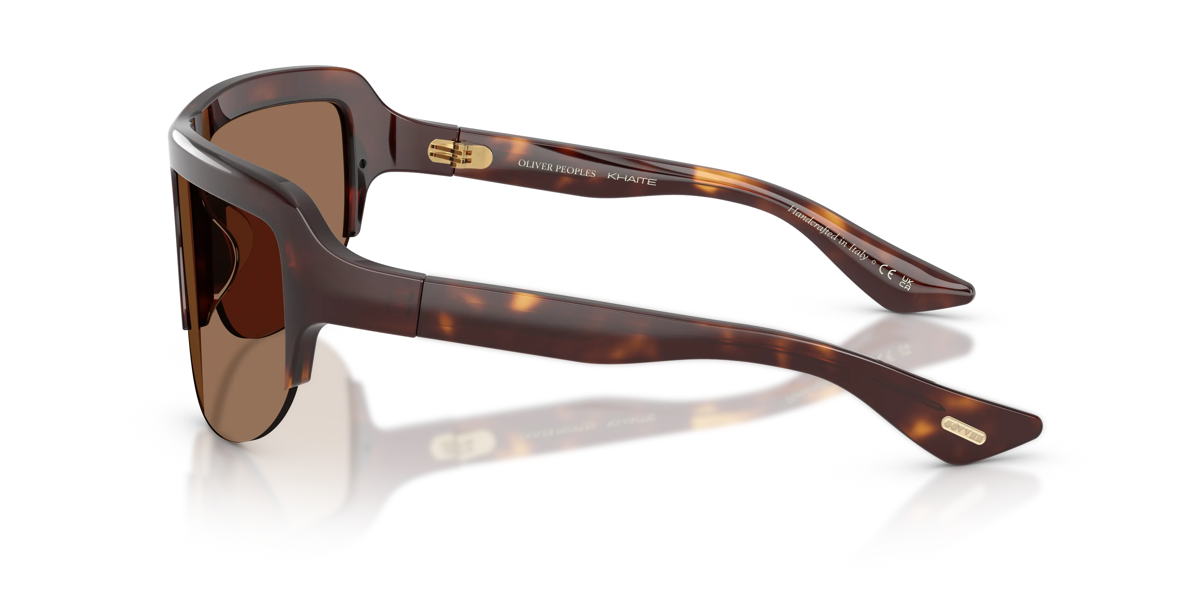 Oliver Peoples OV5636SU 1975C 100773 Occhiali da sole Acetato Tartaruga Marrone Geometrica Normale - immagine 4
