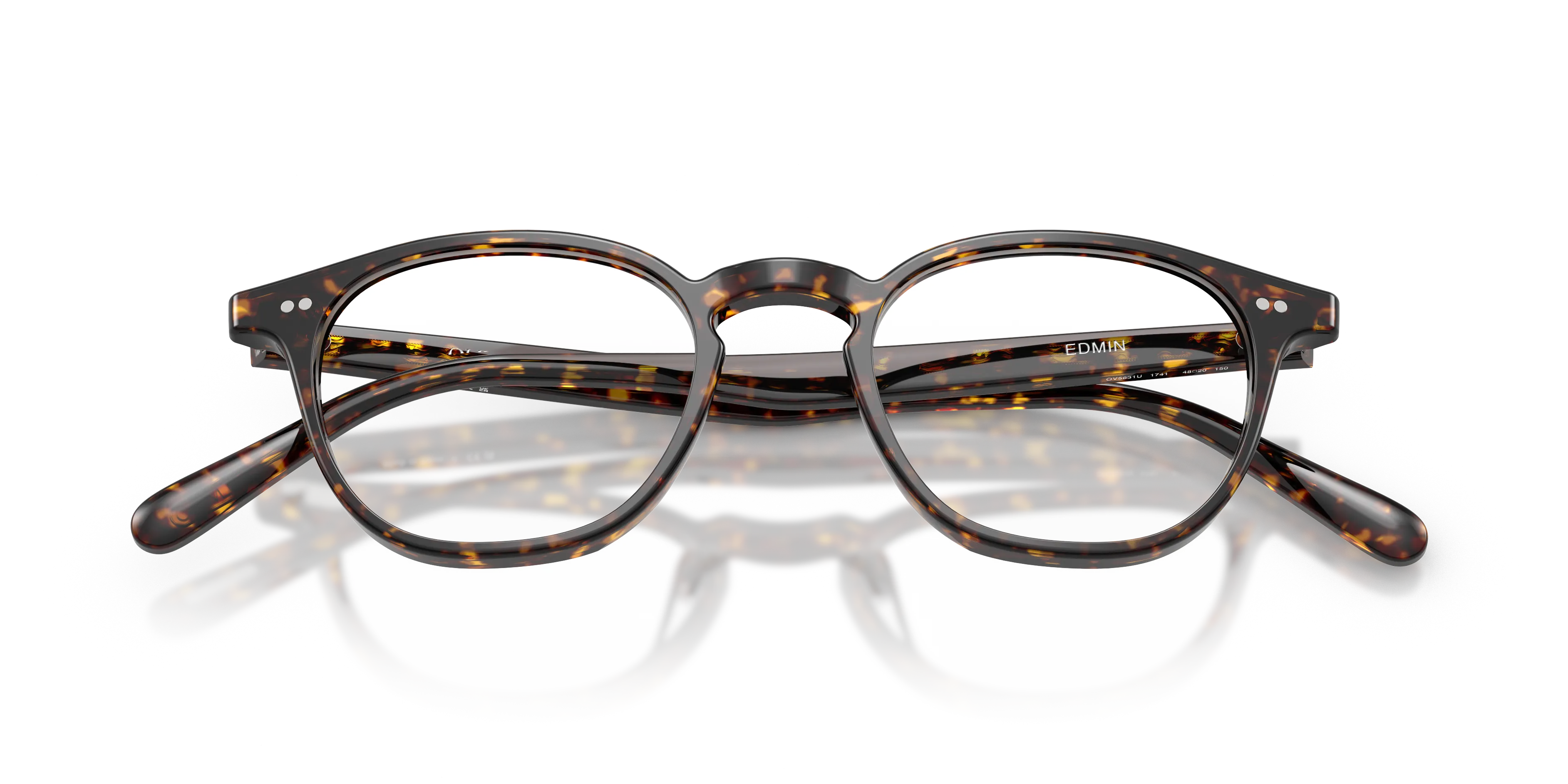 Oliver Peoples OV5631U EDMIN 1741 Montature da vista Acetato Tartaruga Trasparente Pantos Normale - immagine 2