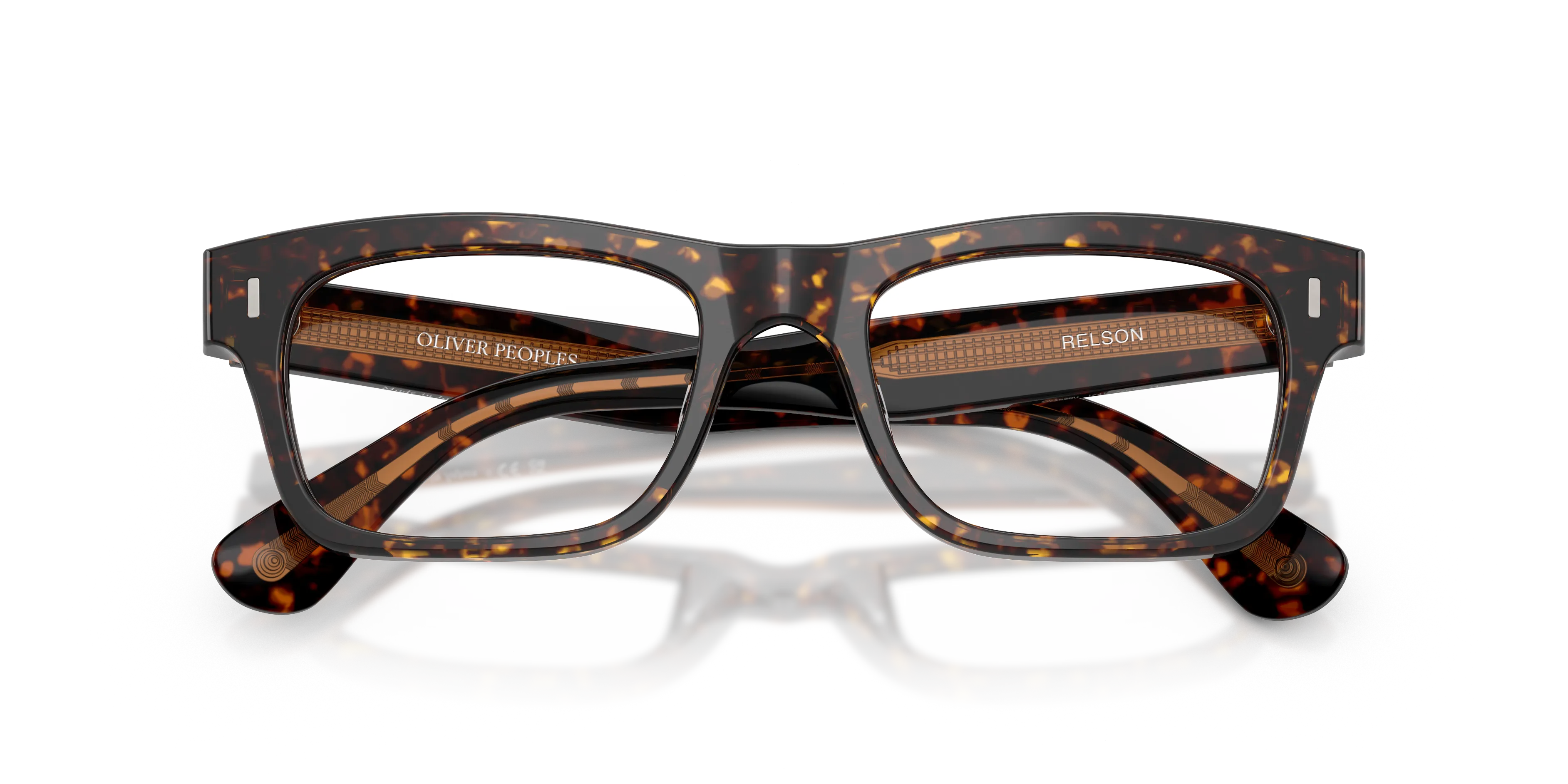 Oliver Peoples OV5630U RELSON 1741 Montature da vista Acetato Tartaruga Trasparente Squadrata Normale - immagine 2