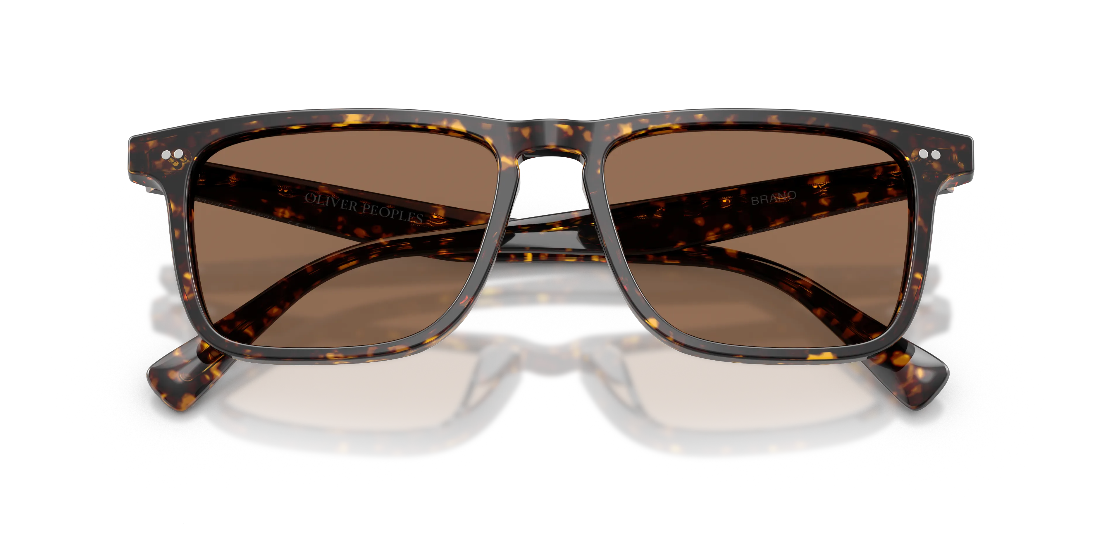 Oliver Peoples OV5629SU BRANO 174173 Occhiali da sole Acetato Tartaruga Marrone Squadrata Normale - immagine 2