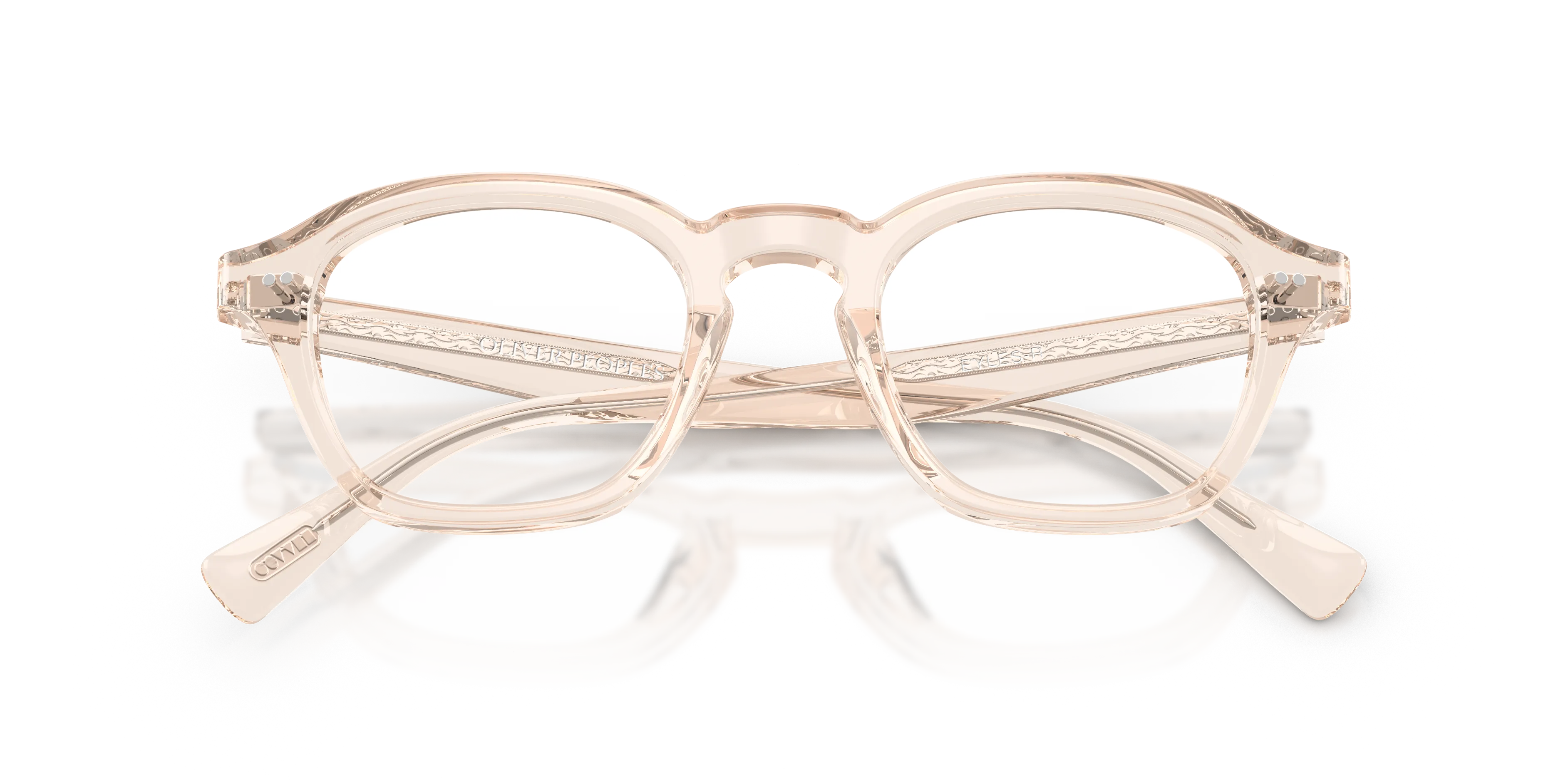 Oliver Peoples OV5580U EYLES-R 1825 Montature da vista Acetato Marrone Trasparente Squadrata Normale - immagine 2