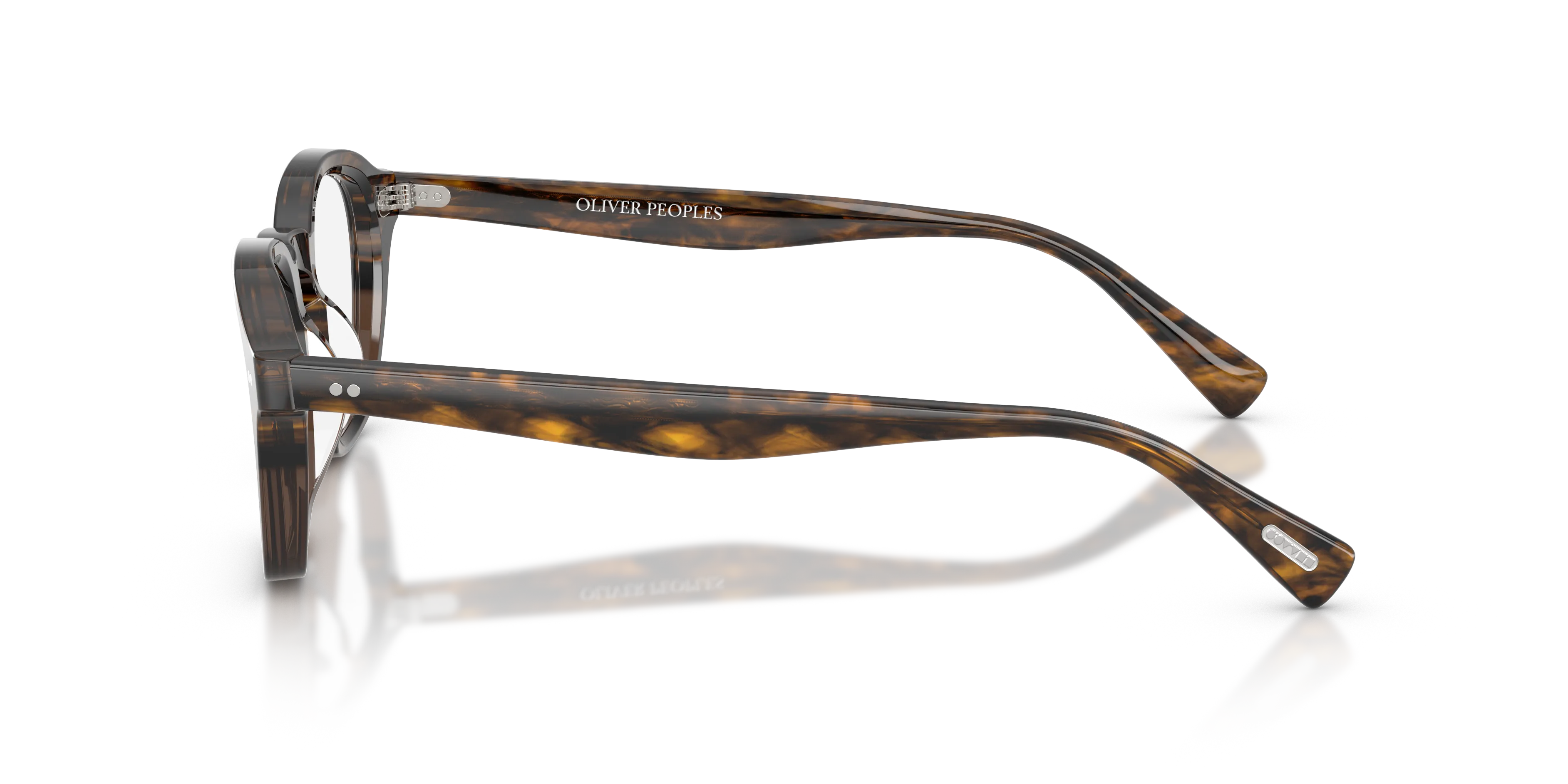 Oliver Peoples OV5580U EYLES-R 1732 Montature da vista Acetato Rosso Trasparente Squadrata Normale - immagine 4