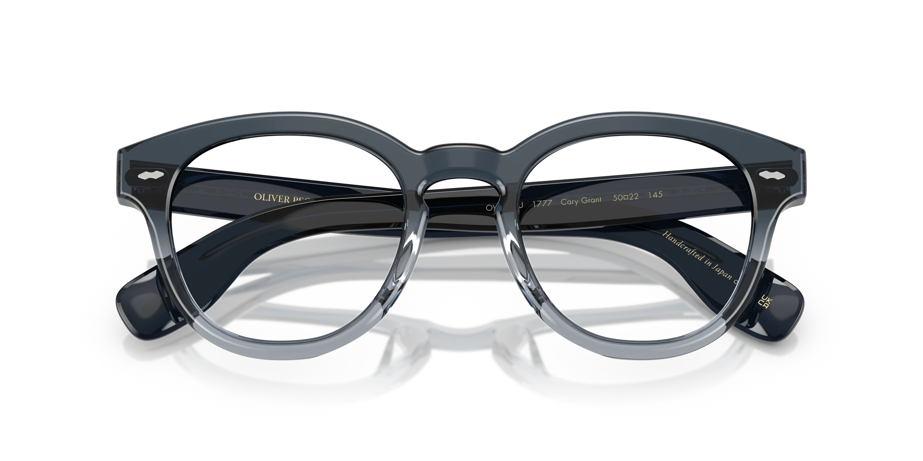 Oliver Peoples OV5413U CARY GRANT 1777 Montature da vista Acetato Blu Trasparente Rotonda Normale - immagine 2