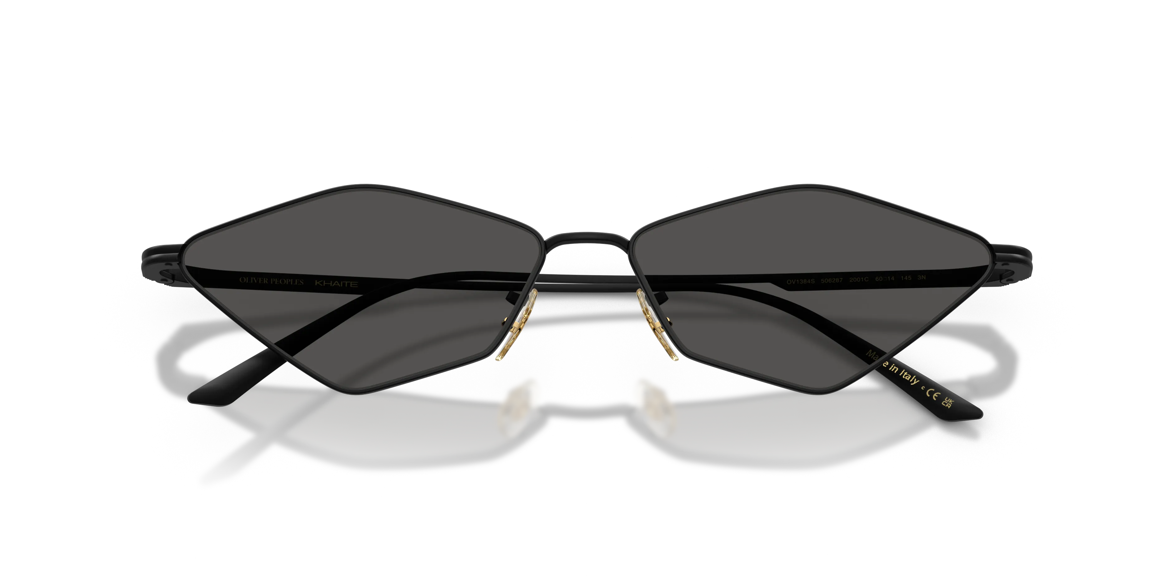 Oliver Peoples OV1384S 2001C 506287 Occhiali da sole Metallo Nero Grigio Geometrica Normale - immagine 2