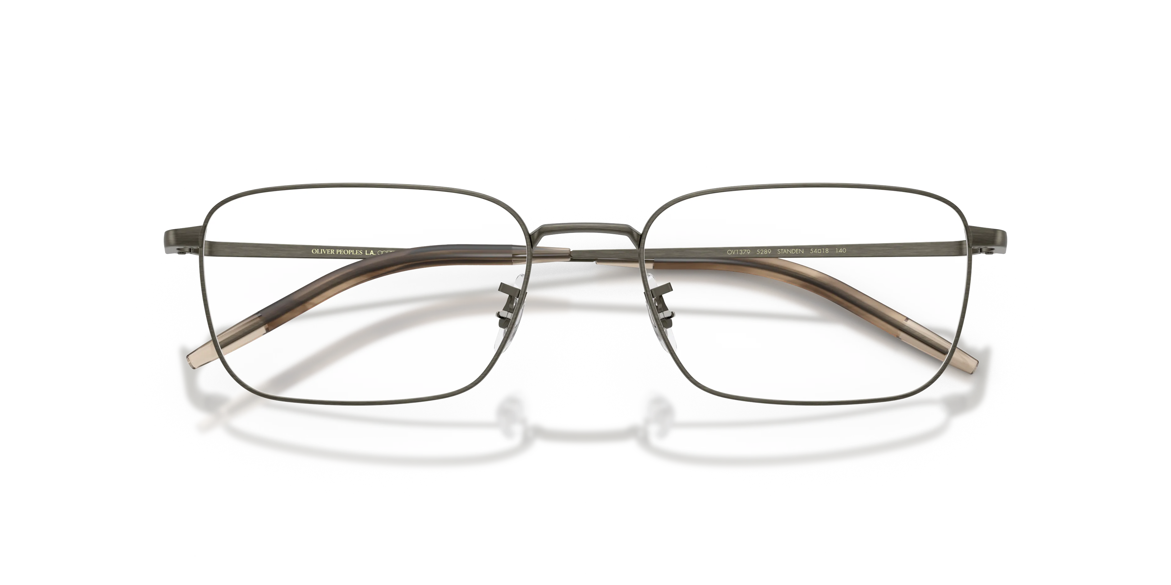Oliver Peoples OV1379 STANDEN 5289 Montature da vista Metallo Grigio Trasparente Squadrata Normale - immagine 2