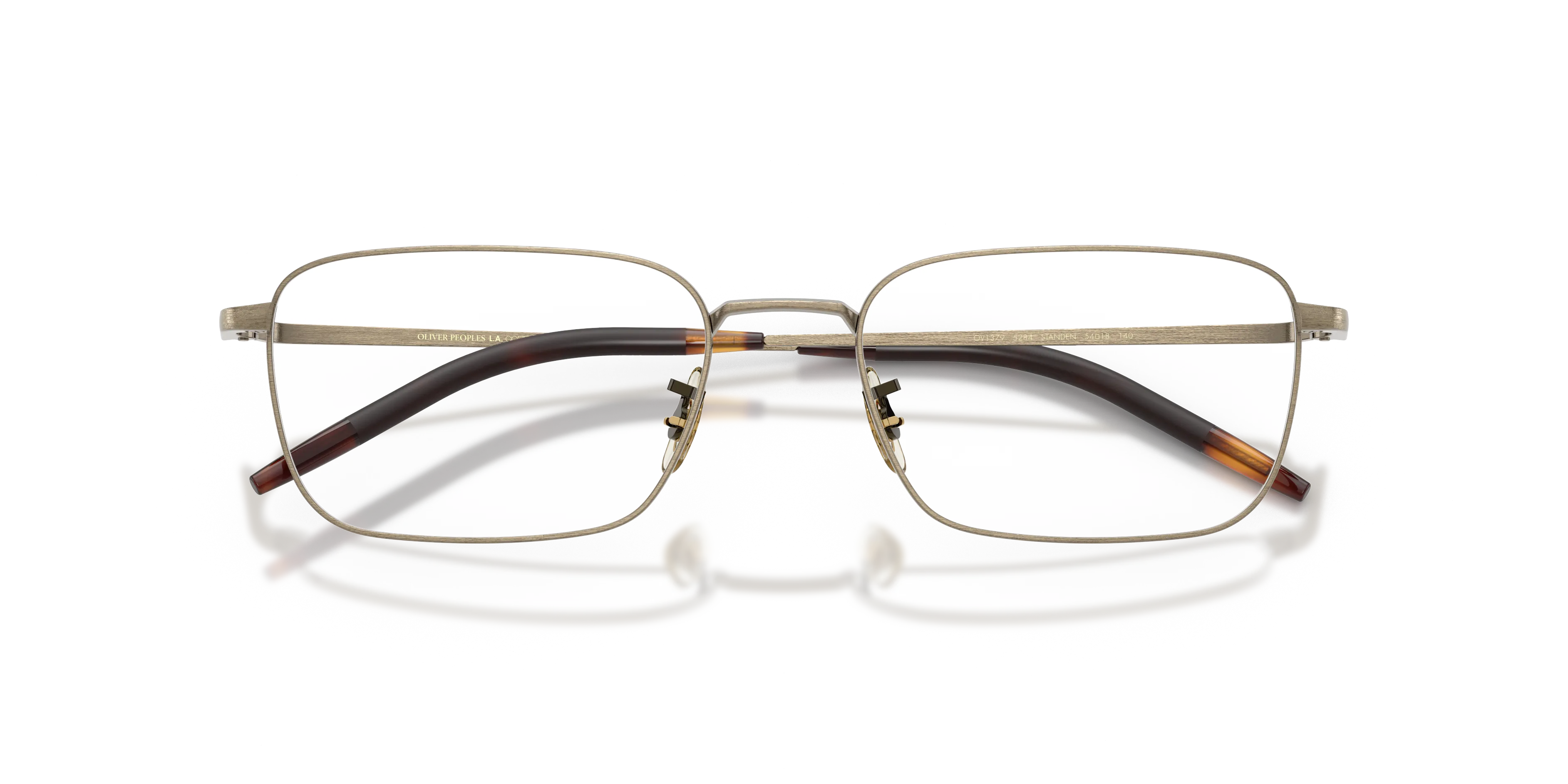 Oliver Peoples OV1379 STANDEN 5284 Montature da vista Metallo Oro Trasparente Squadrata Normale - immagine 2