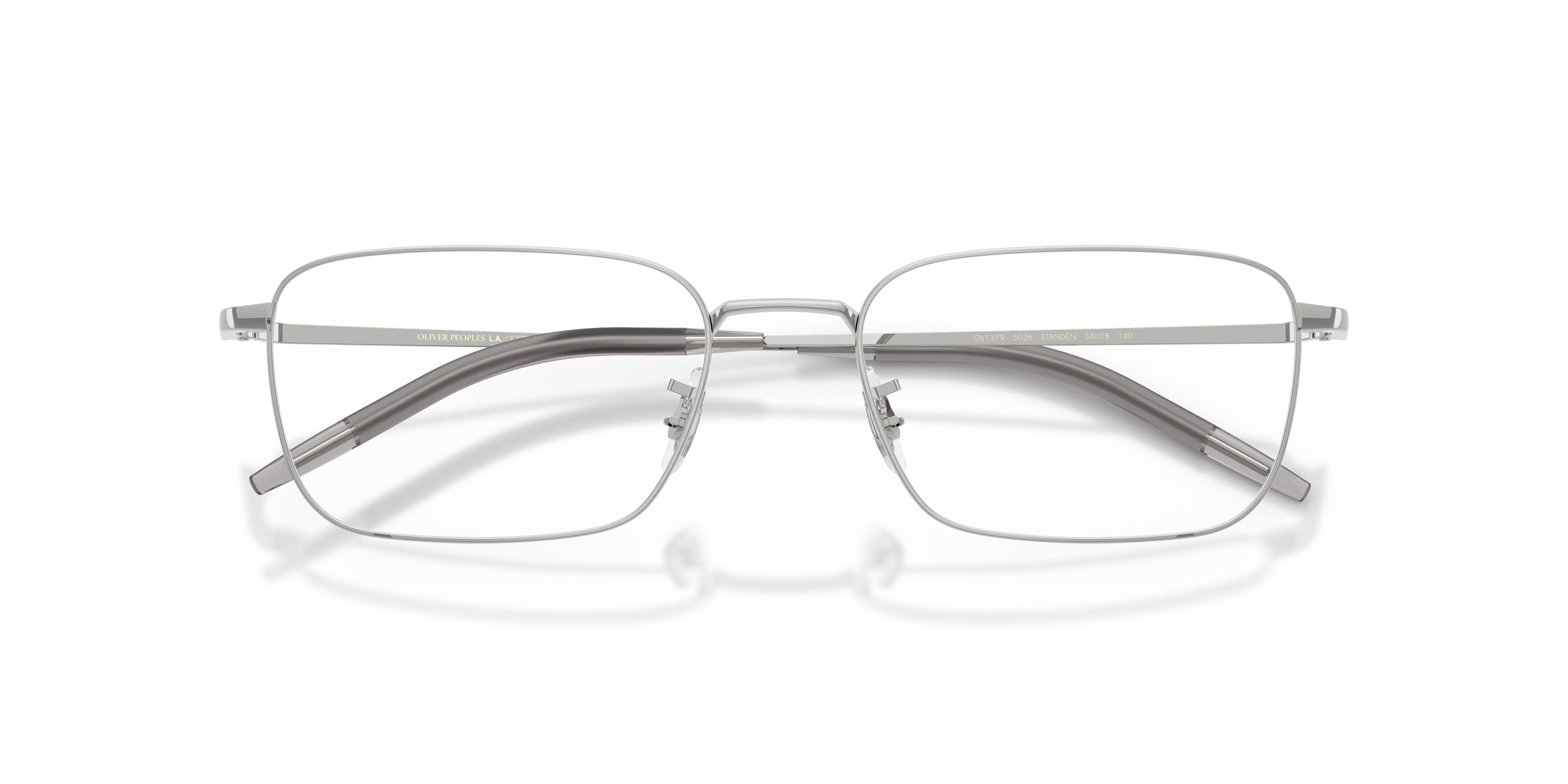 Oliver Peoples OV1379 STANDEN 5036 Montature da vista Metallo Argento Trasparente Squadrata Normale - immagine 2
