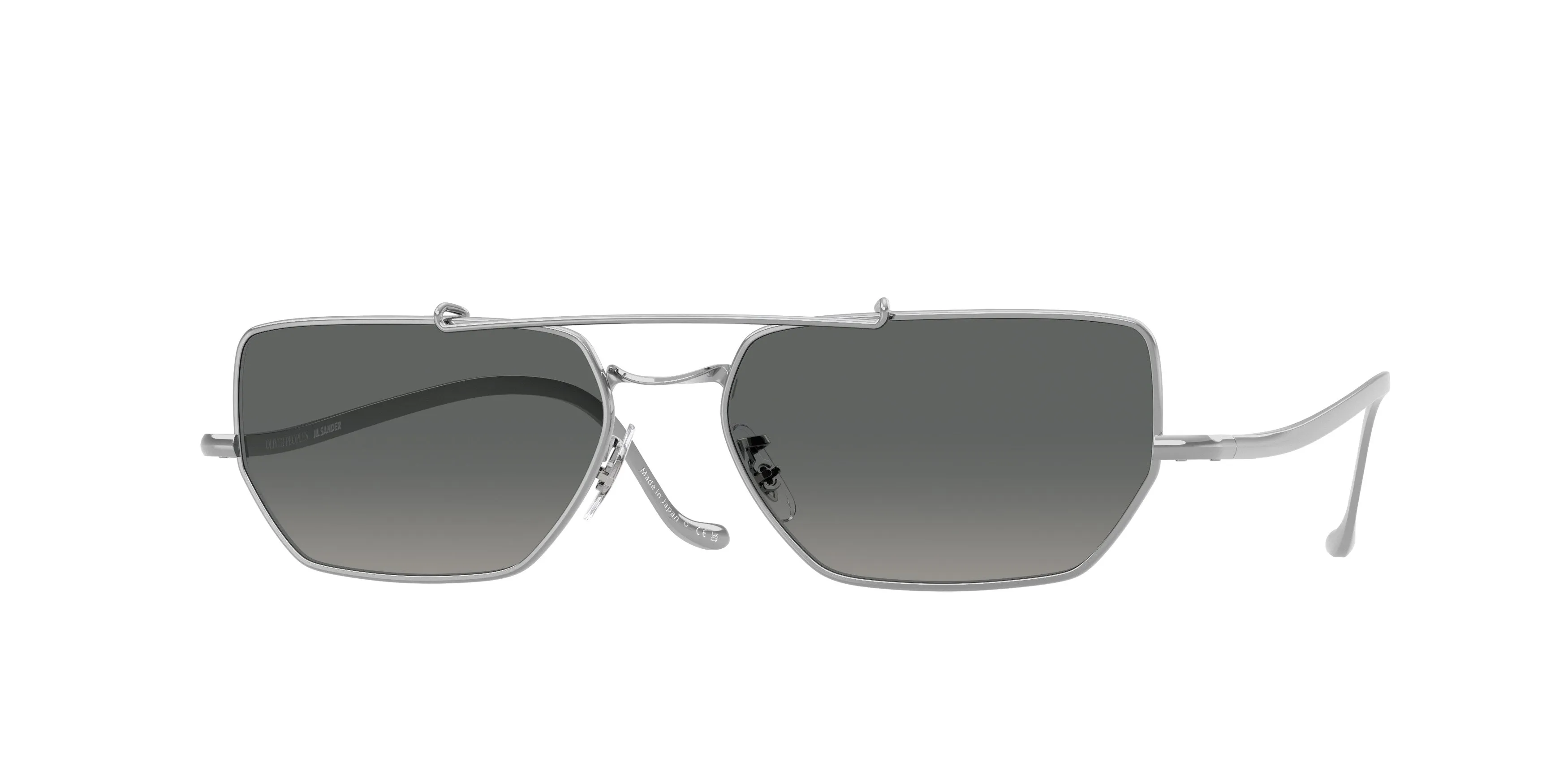 Oliver Peoples OV1385ST EDITION 7 5036GR Occhiali da sole Titanio Argento Grigio Geometrica Normale Sfumato - immagine 1