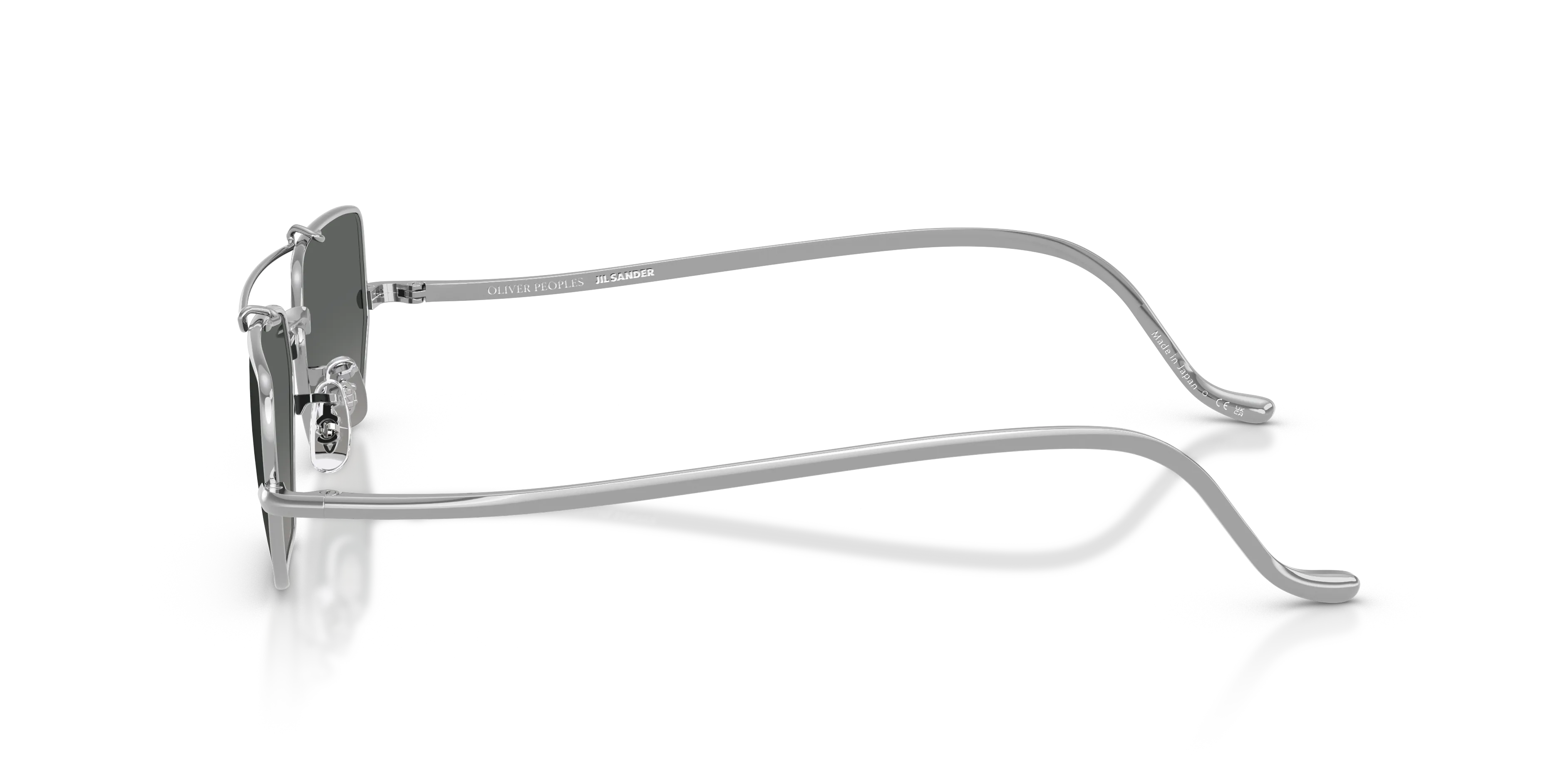 Oliver Peoples OV1385ST EDITION 7 5036GR Occhiali da sole Titanio Argento Grigio Geometrica Normale Sfumato - immagine 4