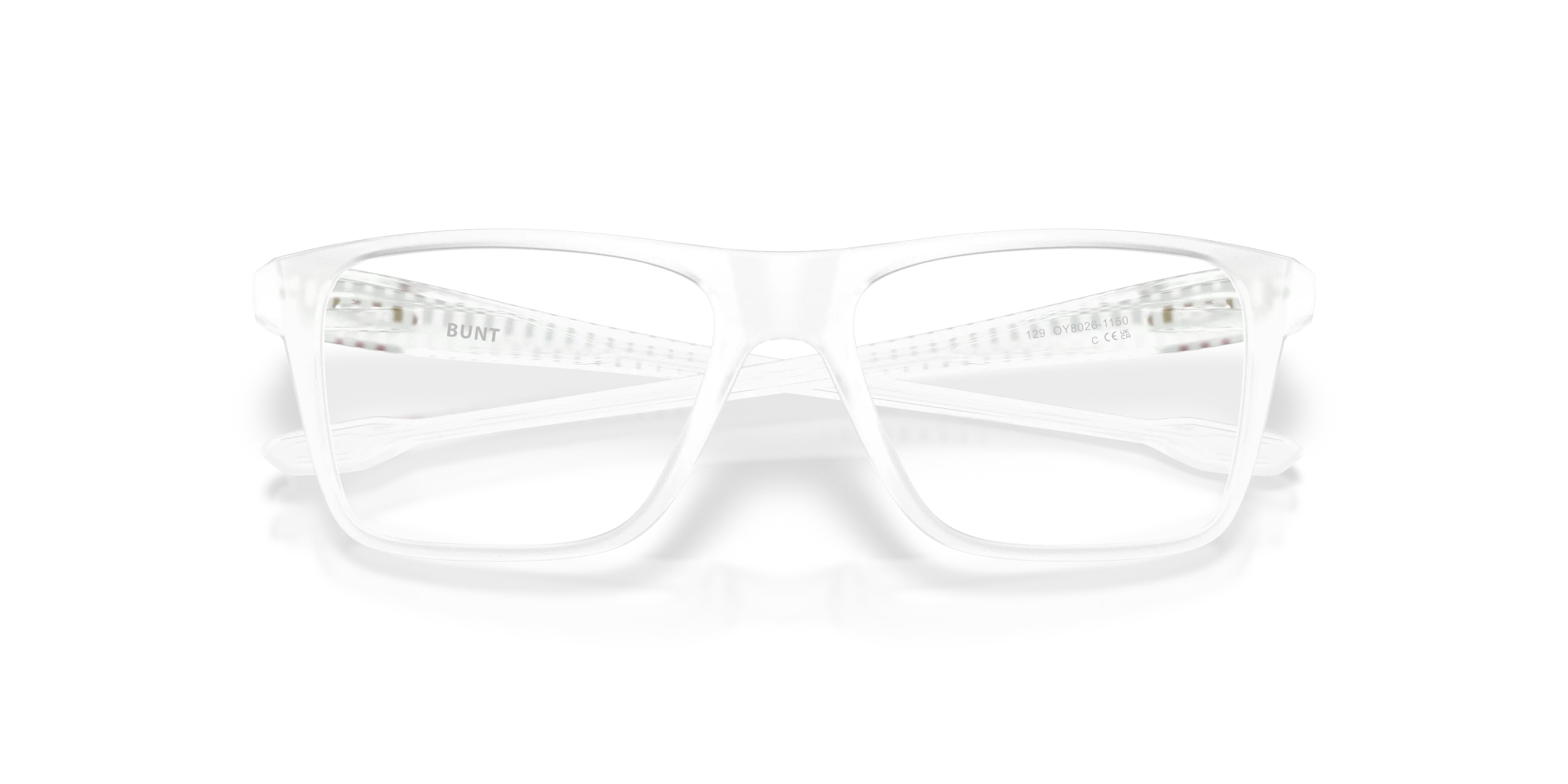 Oakley OY8026 BUNT 802611 Montature da vista bambino O_Matter Trasparente Trasparente Squadrata Normale - immagine 2
