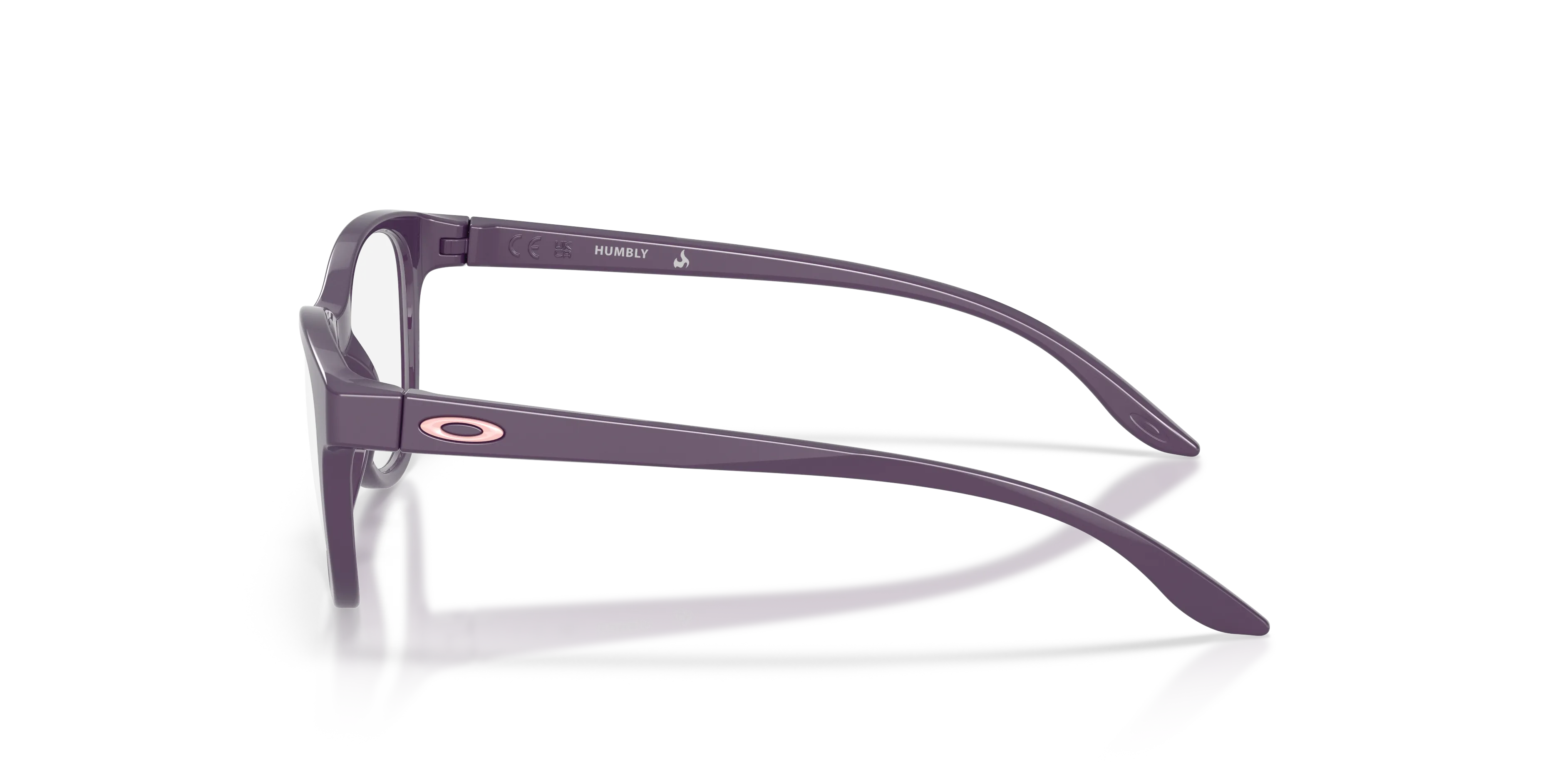 Oakley OY8022 HUMBLY 802208 Montature da vista bambino O_Matter Viola Trasparente Rotonda Normale - immagine 4