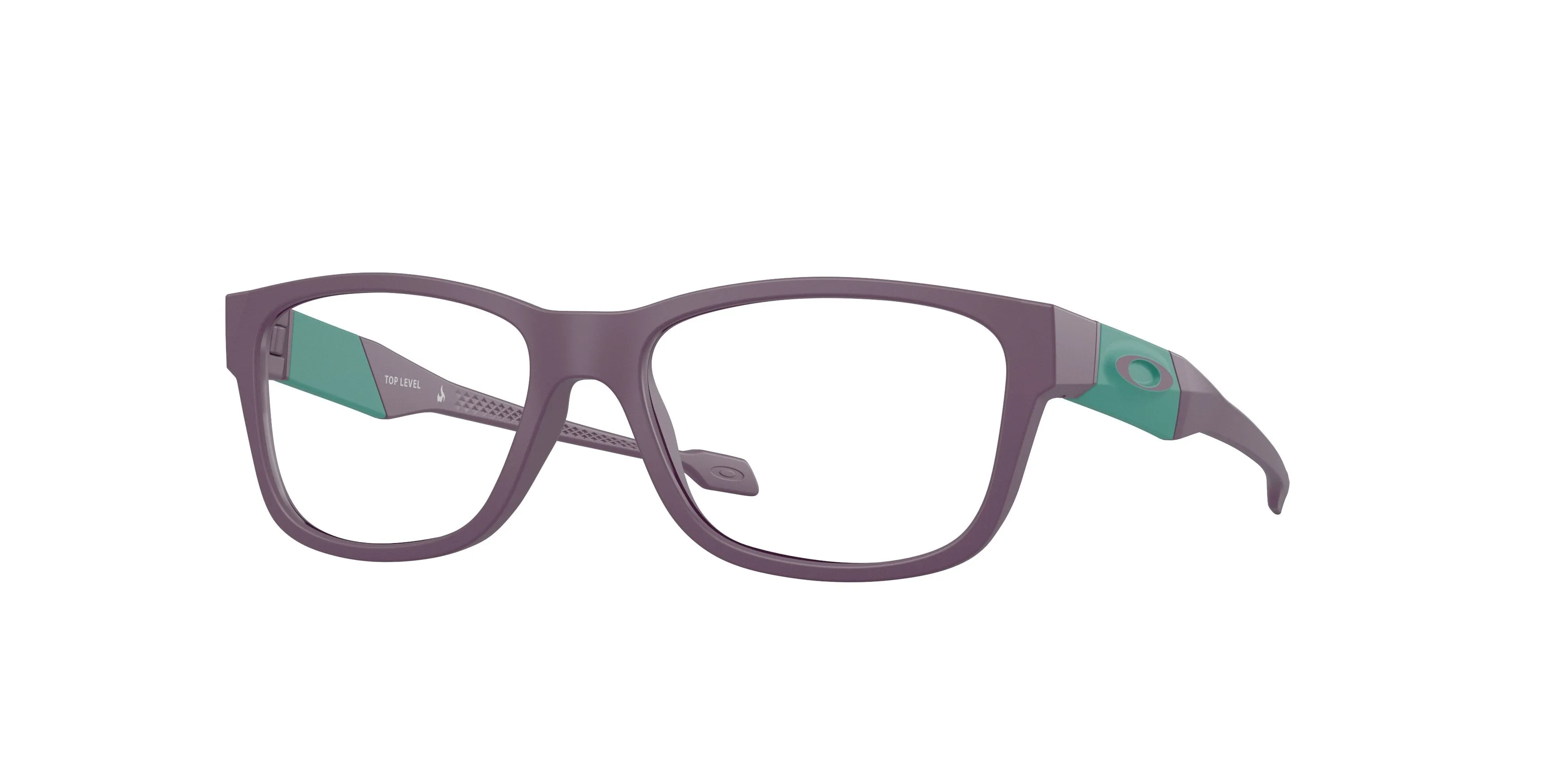 Oakley OY8012 TOP LEVEL 801208 Montature da vista bambino O_Matter Viola Trasparente Squadrata Normale - immagine 1