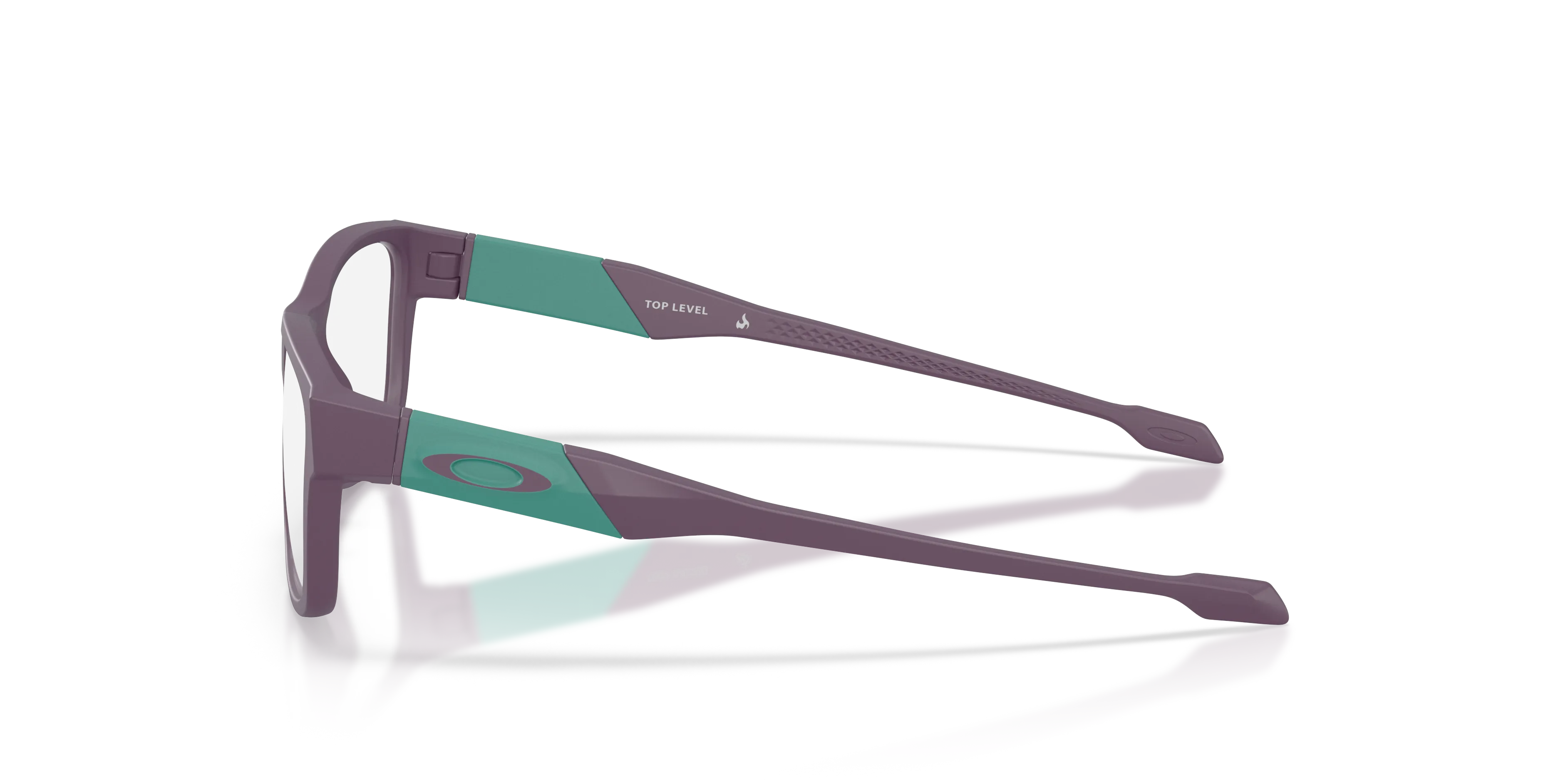 Oakley OY8012 TOP LEVEL 801208 Montature da vista bambino O_Matter Viola Trasparente Squadrata Normale - immagine 4