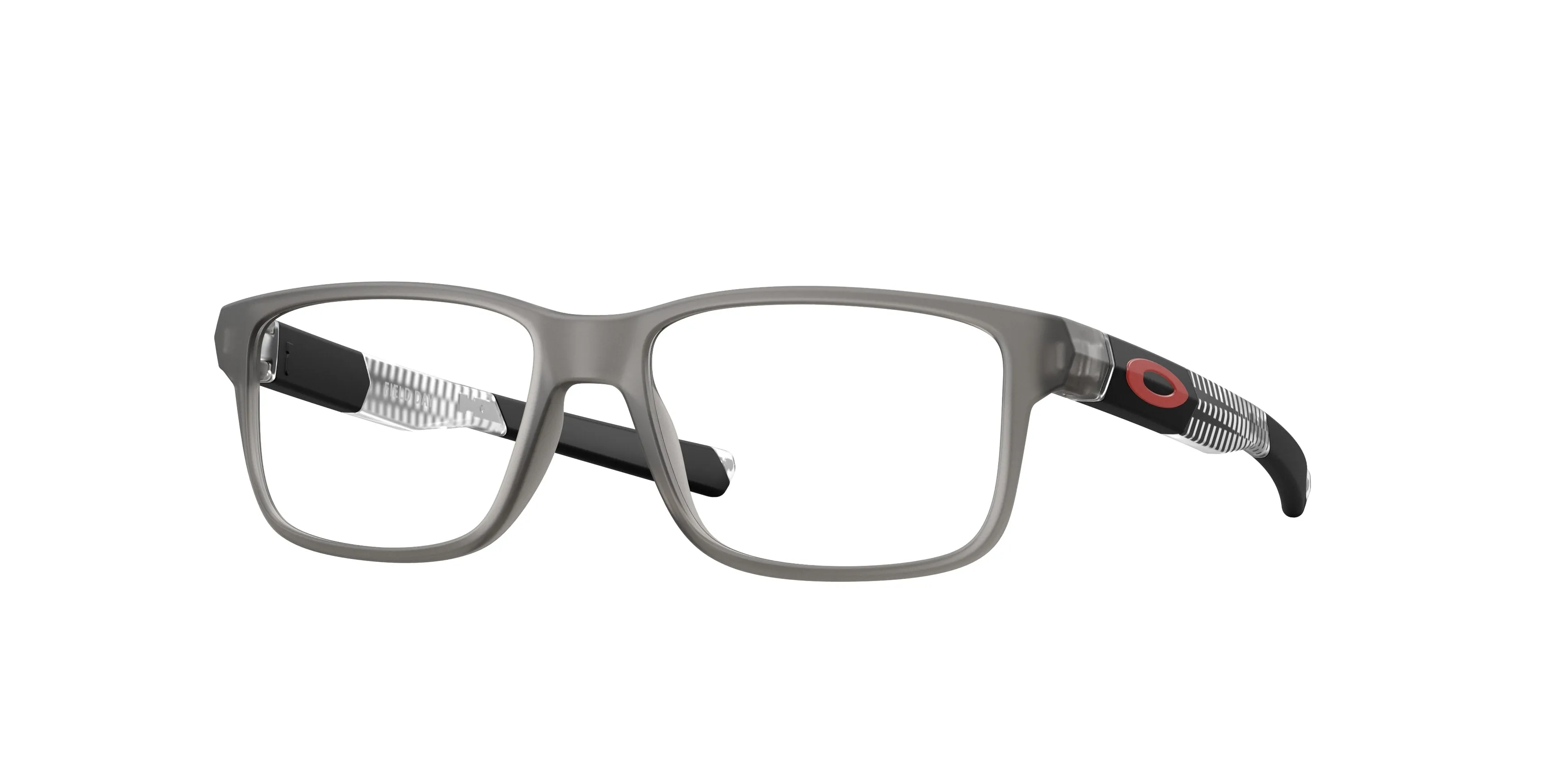 Oakley OY8007 FIELD DAY 800715 Montature da vista bambino O_Matter Grigio Trasparente Squadrata Normale - immagine 1