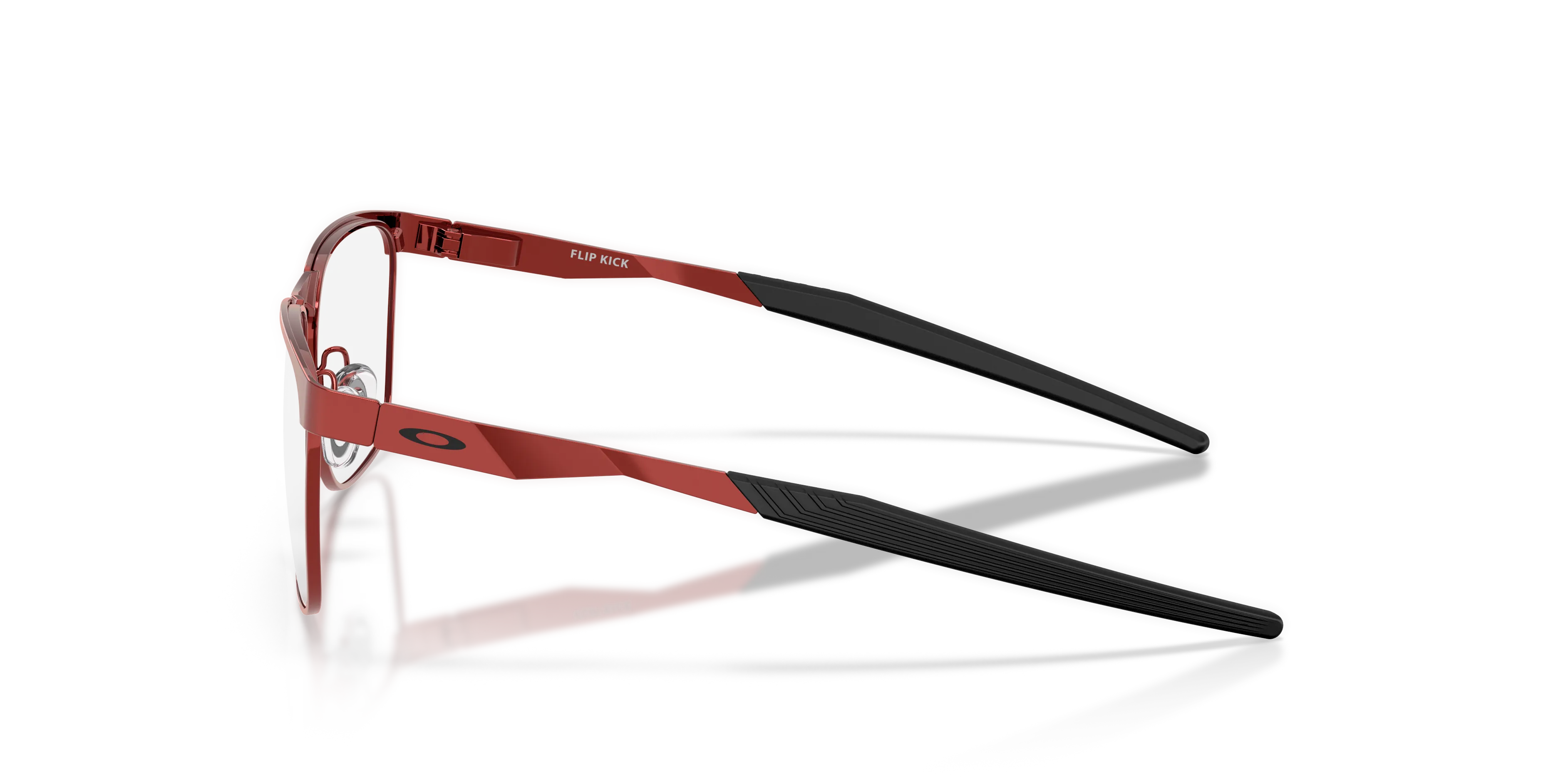 Oakley OY3003 FLIP KICK 300306 Montature da vista bambino Metallo Rosso Trasparente Squadrata Normale - immagine 4