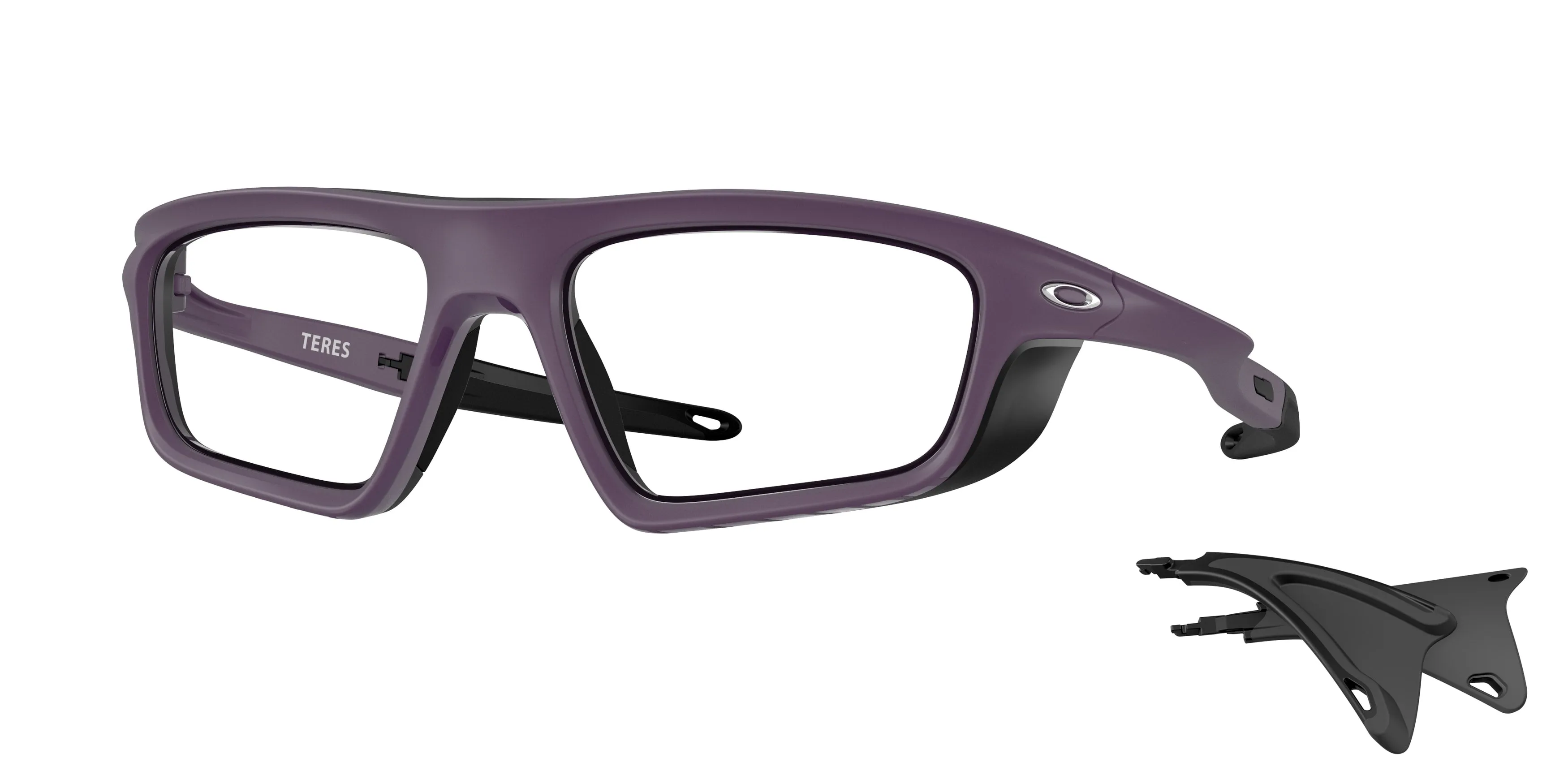 Oakley OX8215 TERES 821504 Montature da vista O_Matter Viola Trasparente Squadrata Normale - immagine 1