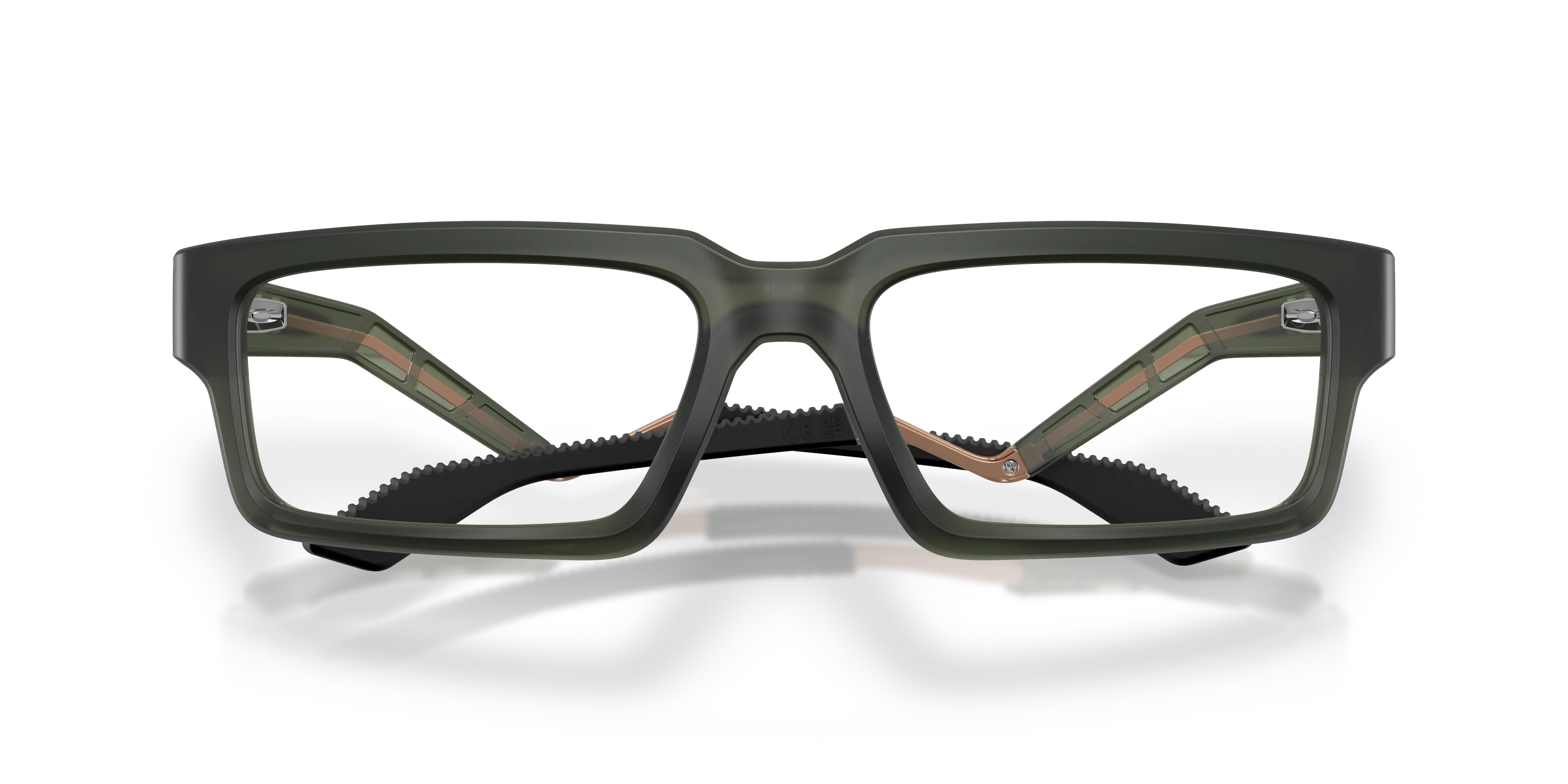 Oakley OX8210 ENIGMA ECHO 821004 Montature da vista O_Matter Verde Trasparente Squadrata Normale - immagine 2