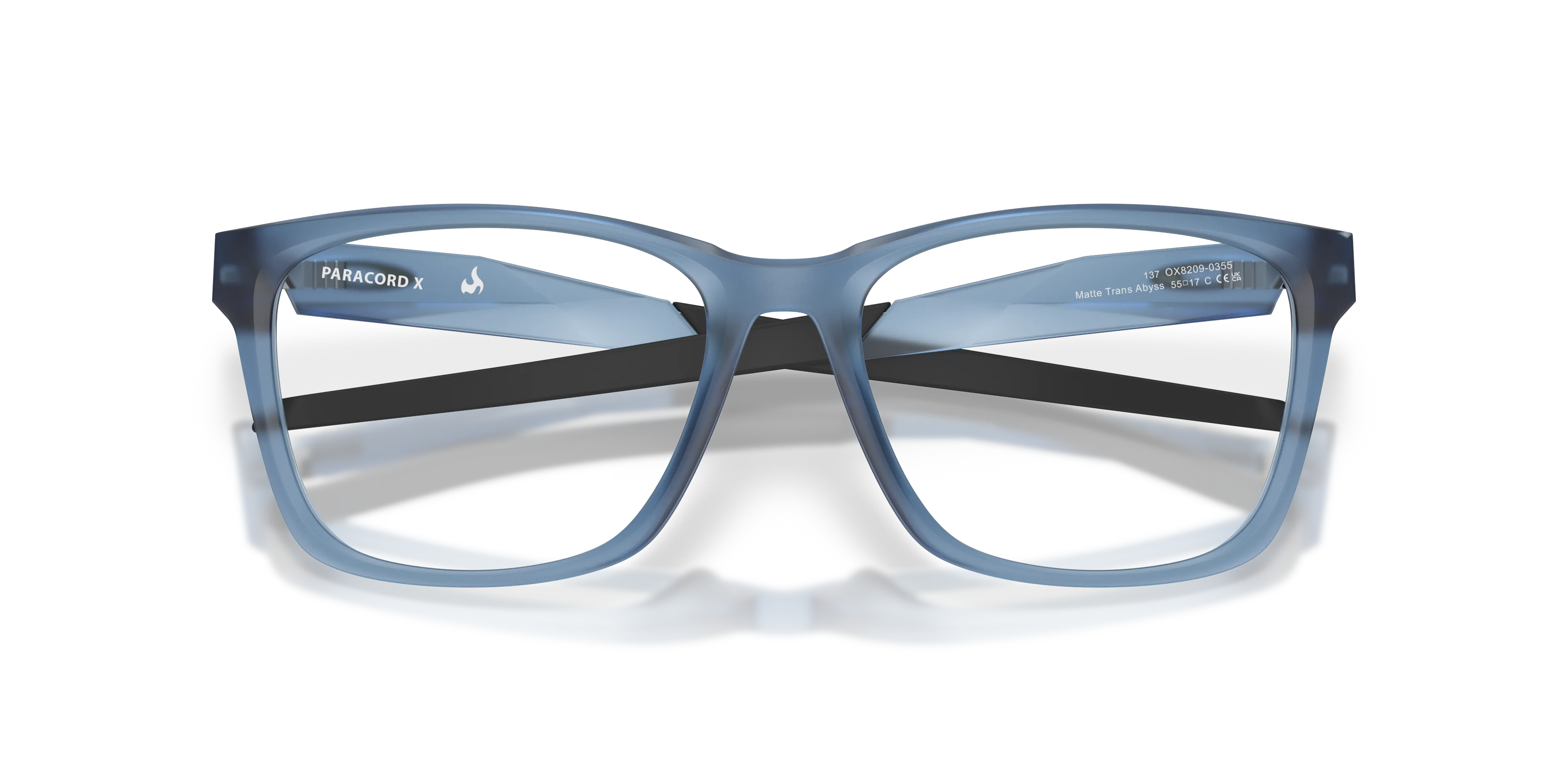 Oakley OX8209 PARACORD X 820903 Montature da vista O_Matter Blu Trasparente Squadrata Normale - immagine 2
