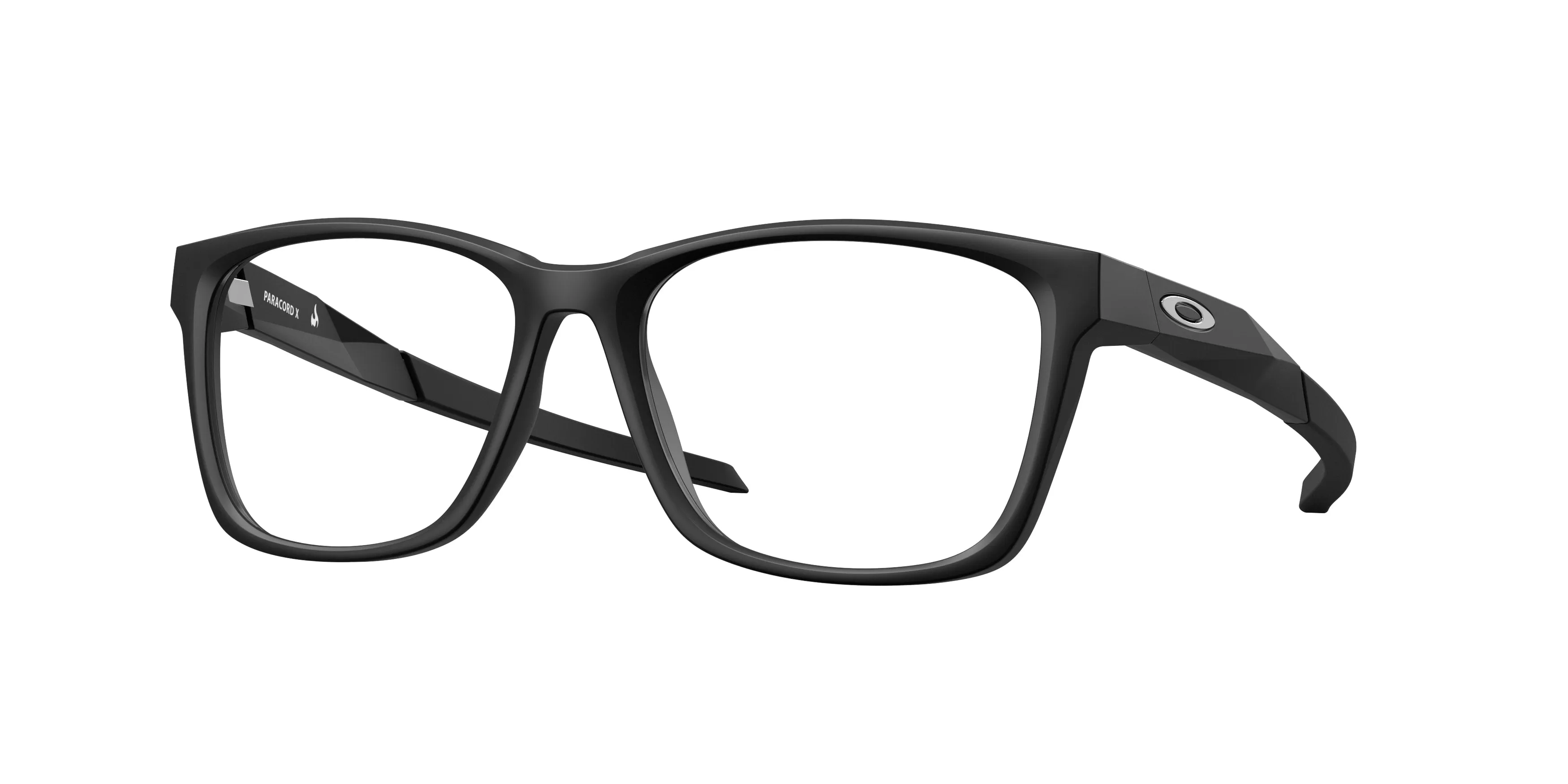 Oakley OX8209 PARACORD X 820901 Montature da vista O_Matter Nero Trasparente Squadrata Normale - immagine 1