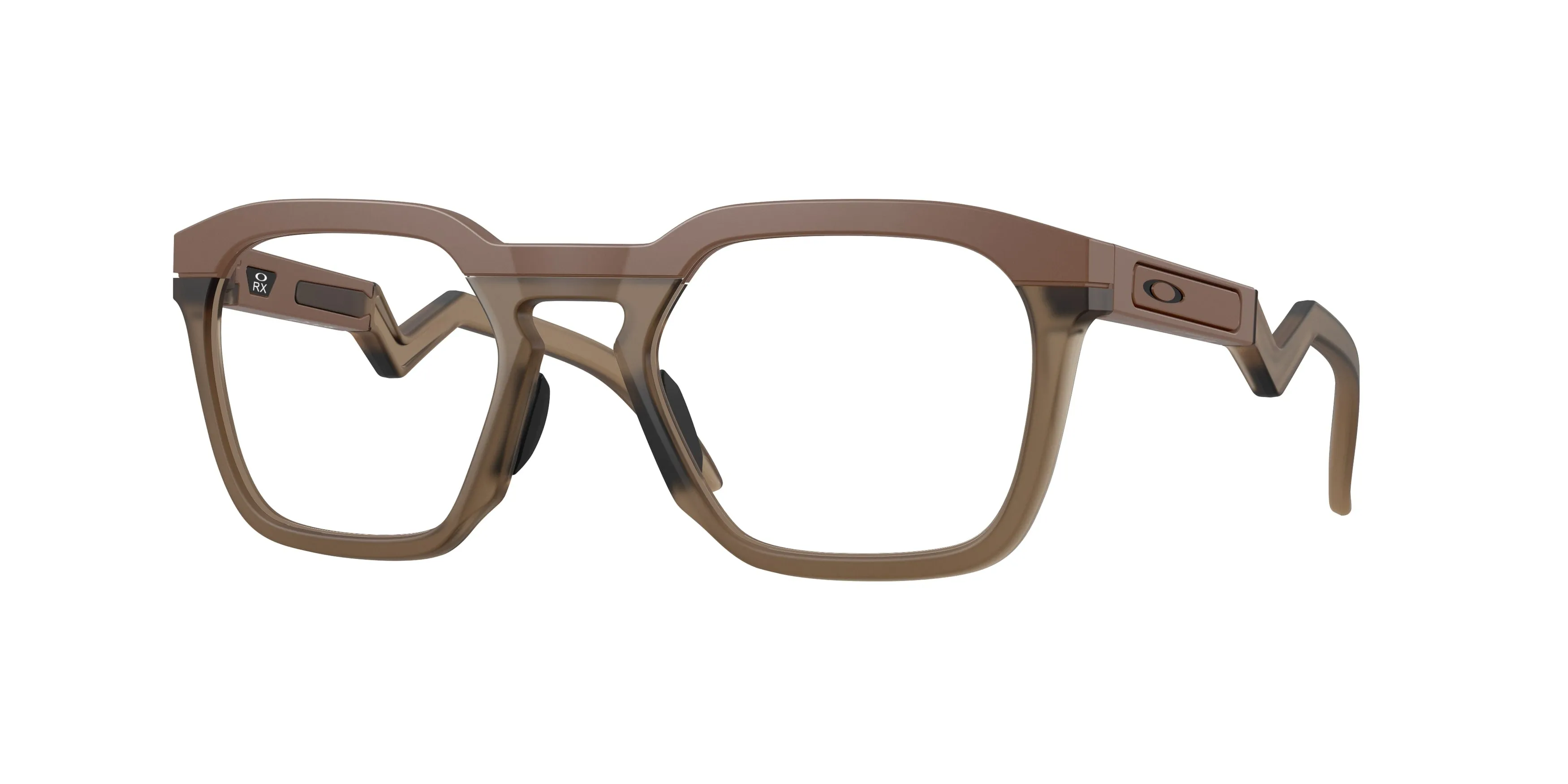Oakley OX8208 HSTN SQ RX 820806 Montature da vista O_Matter Marrone Trasparente Squadrata Normale - immagine 1