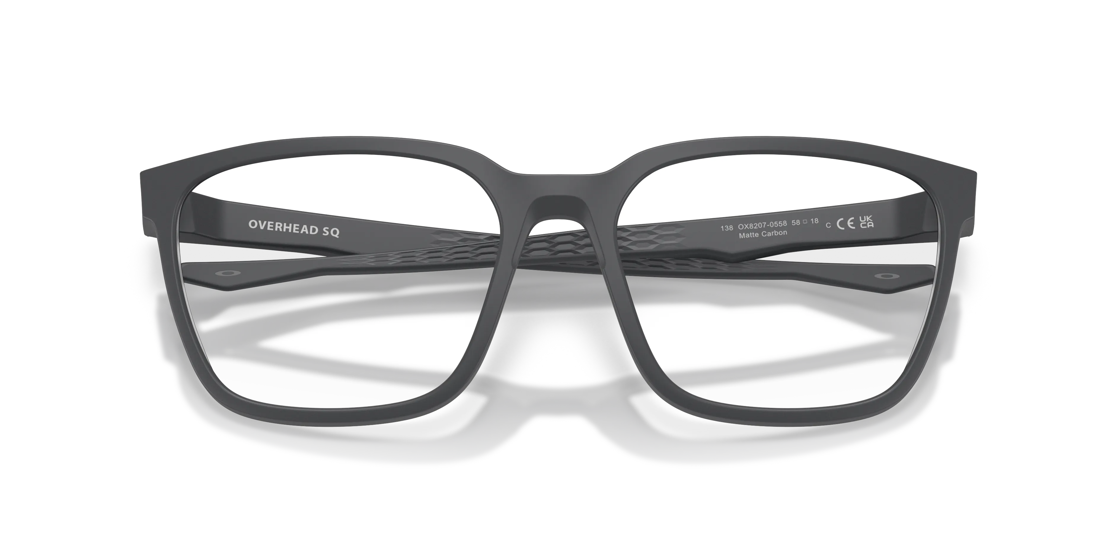 Oakley OX8207 OVERHEAD SQ 820705 Montature da vista O_Matter Grigio Trasparente Squadrata Normale - immagine 2