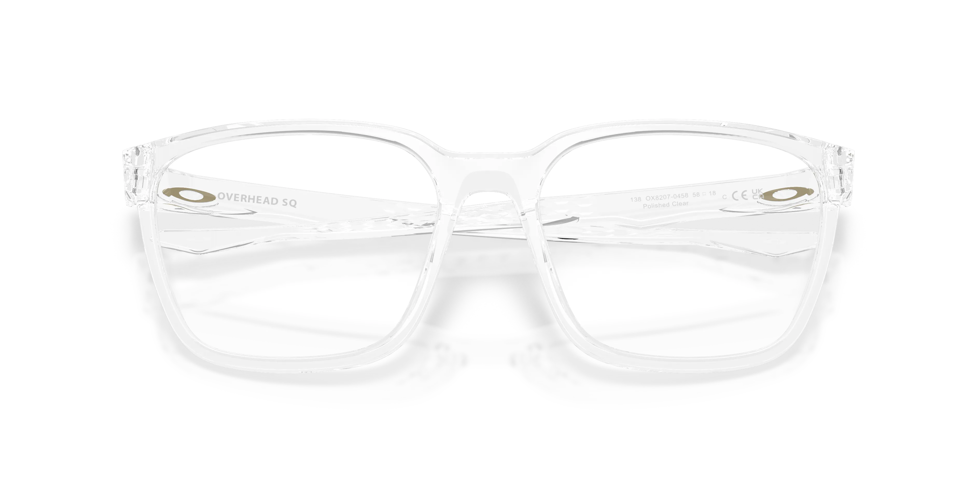 Oakley OX8207 OVERHEAD SQ 820704 Montature da vista O_Matter Trasparente Trasparente Squadrata Normale - immagine 2