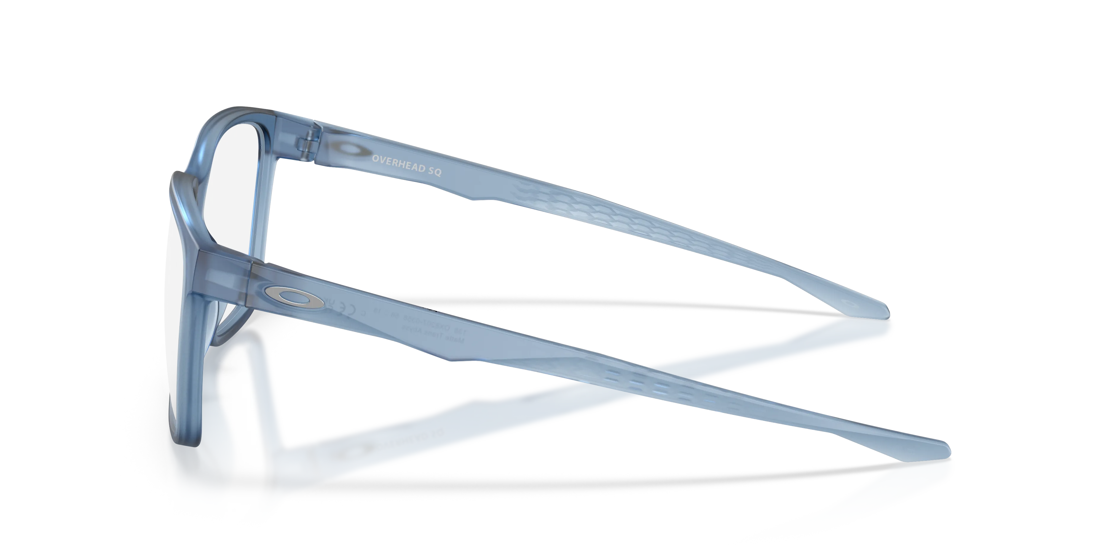 Oakley OX8207 OVERHEAD SQ 820703 Montature da vista O_Matter Blu Trasparente Squadrata Normale - immagine 4