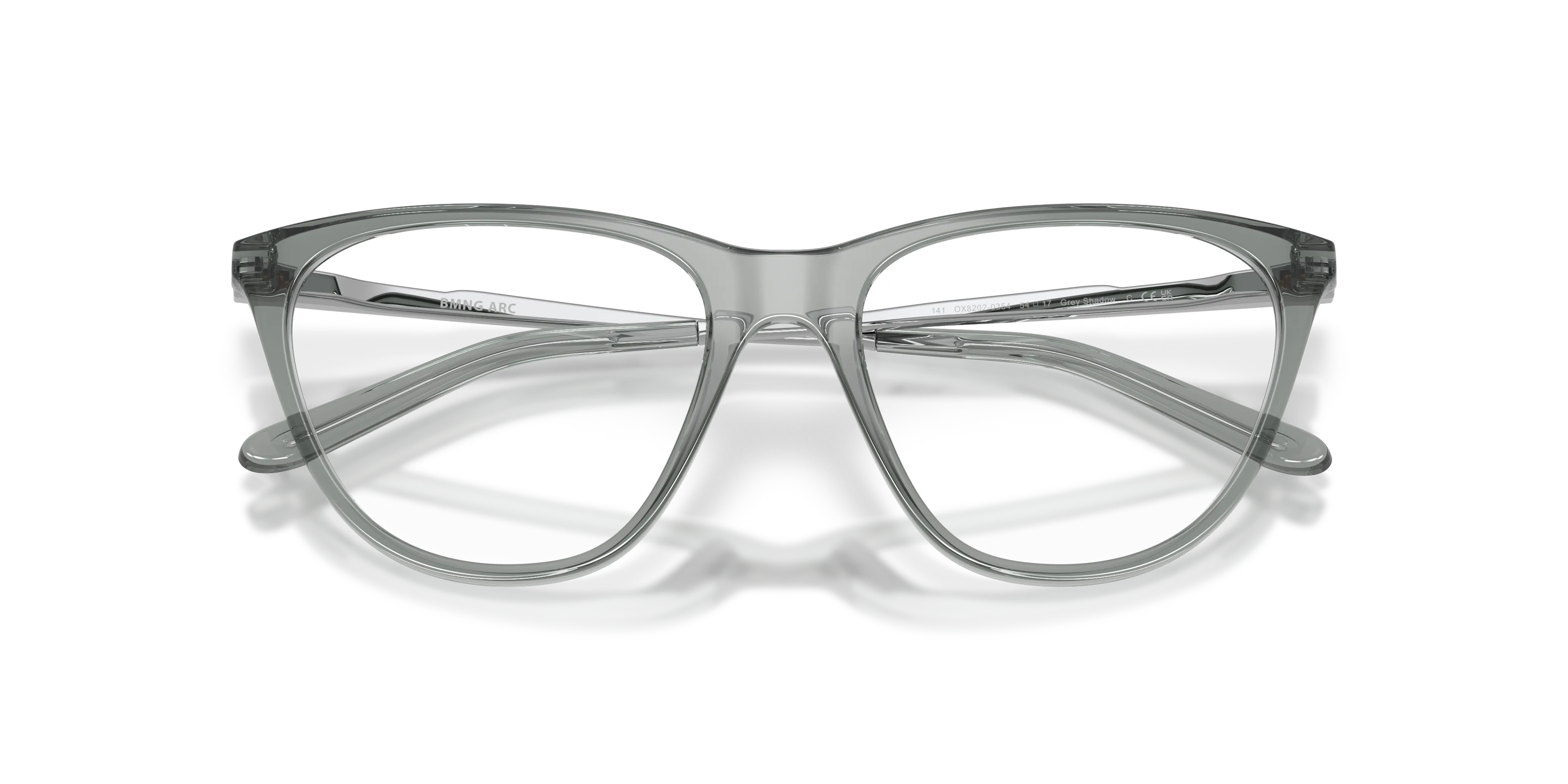 Oakley OX8202 BMNG ARC 820203 Montature da vista O_Matter Grigio Trasparente Rotonda Normale - immagine 2