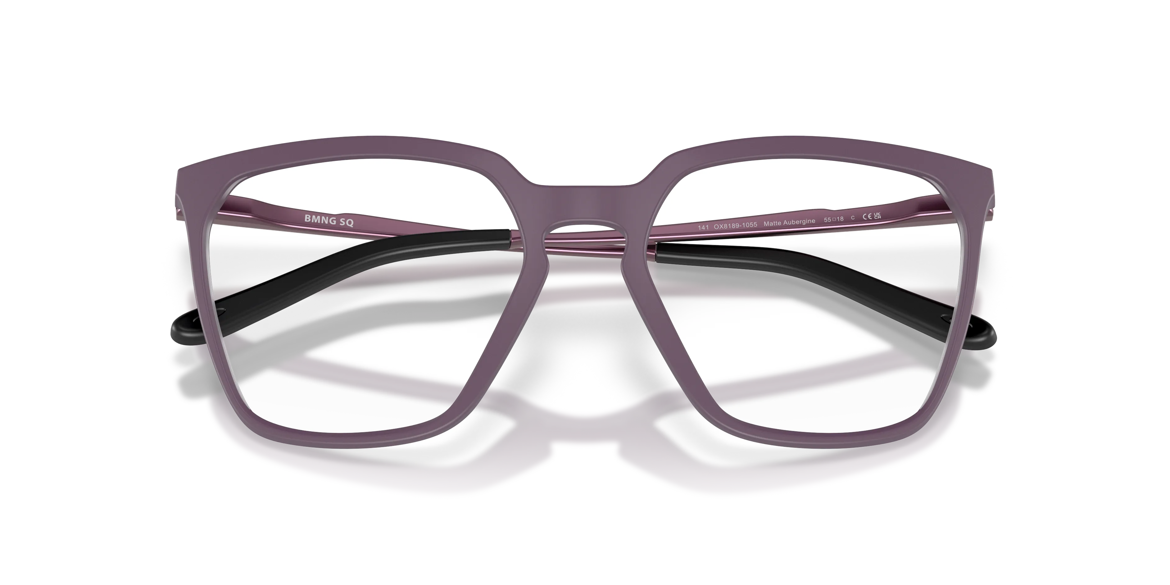 Oakley OX8189 BMNG SQ 818910 Montature da vista O_Matter Viola Trasparente Squadrata Normale - immagine 2
