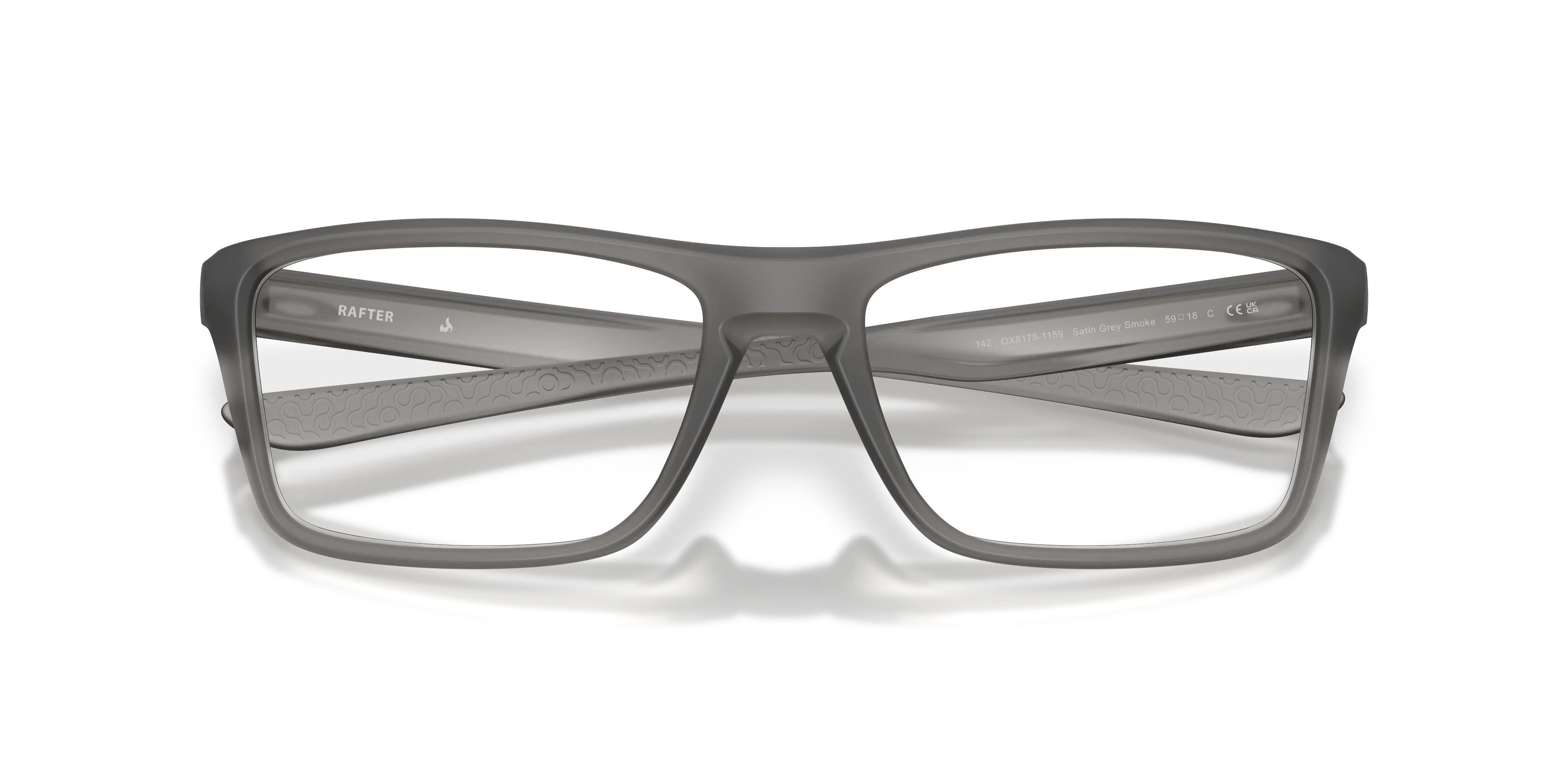 Oakley OX8178 RAFTER 817811 Montature da vista O_Matter Grigio Trasparente Squadrata Normale - immagine 2
