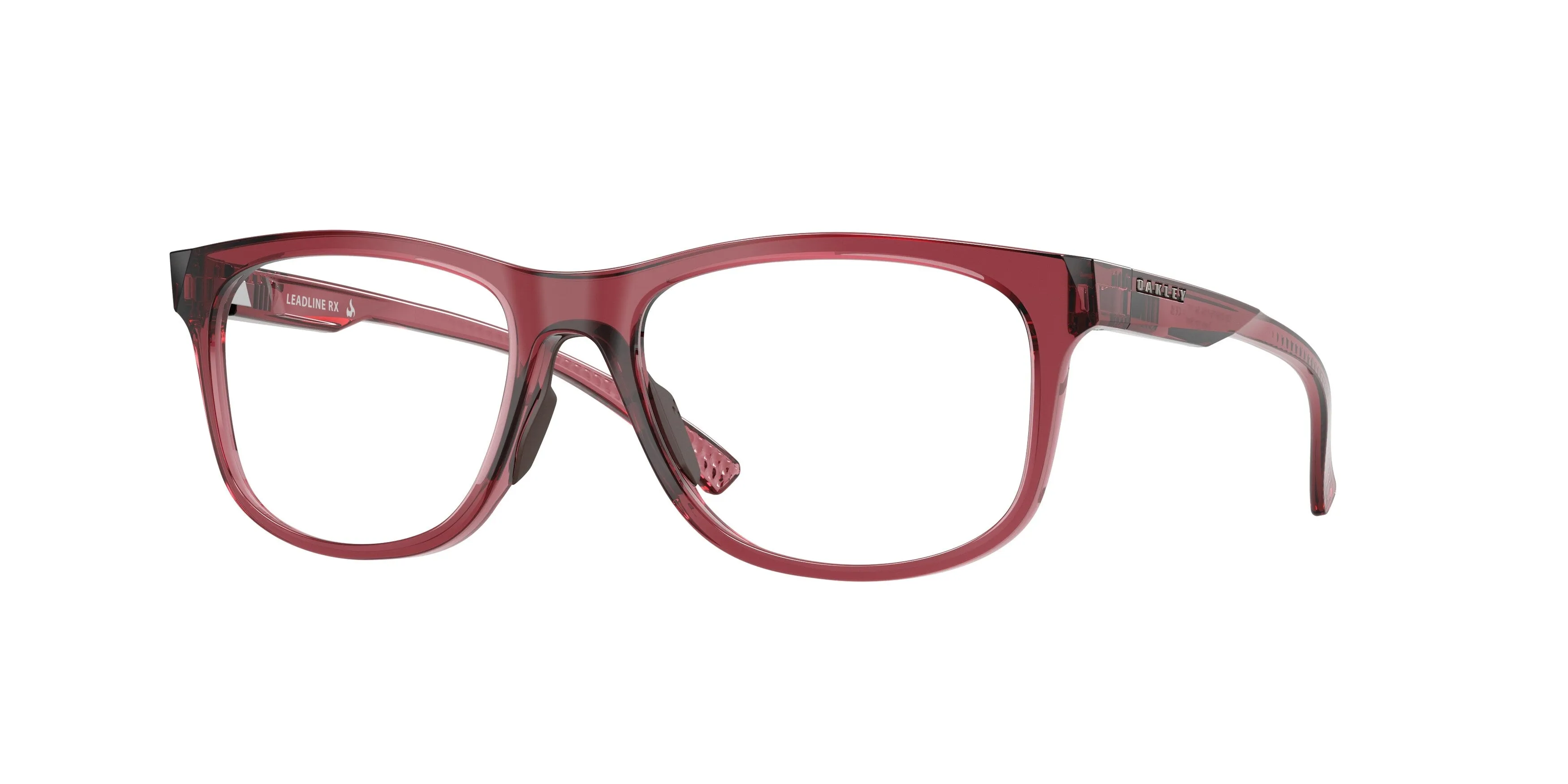 Oakley OX8175 LEADLINE RX 817511 Montature da vista O_Matter Rosso Trasparente Squadrata Normale - immagine 1