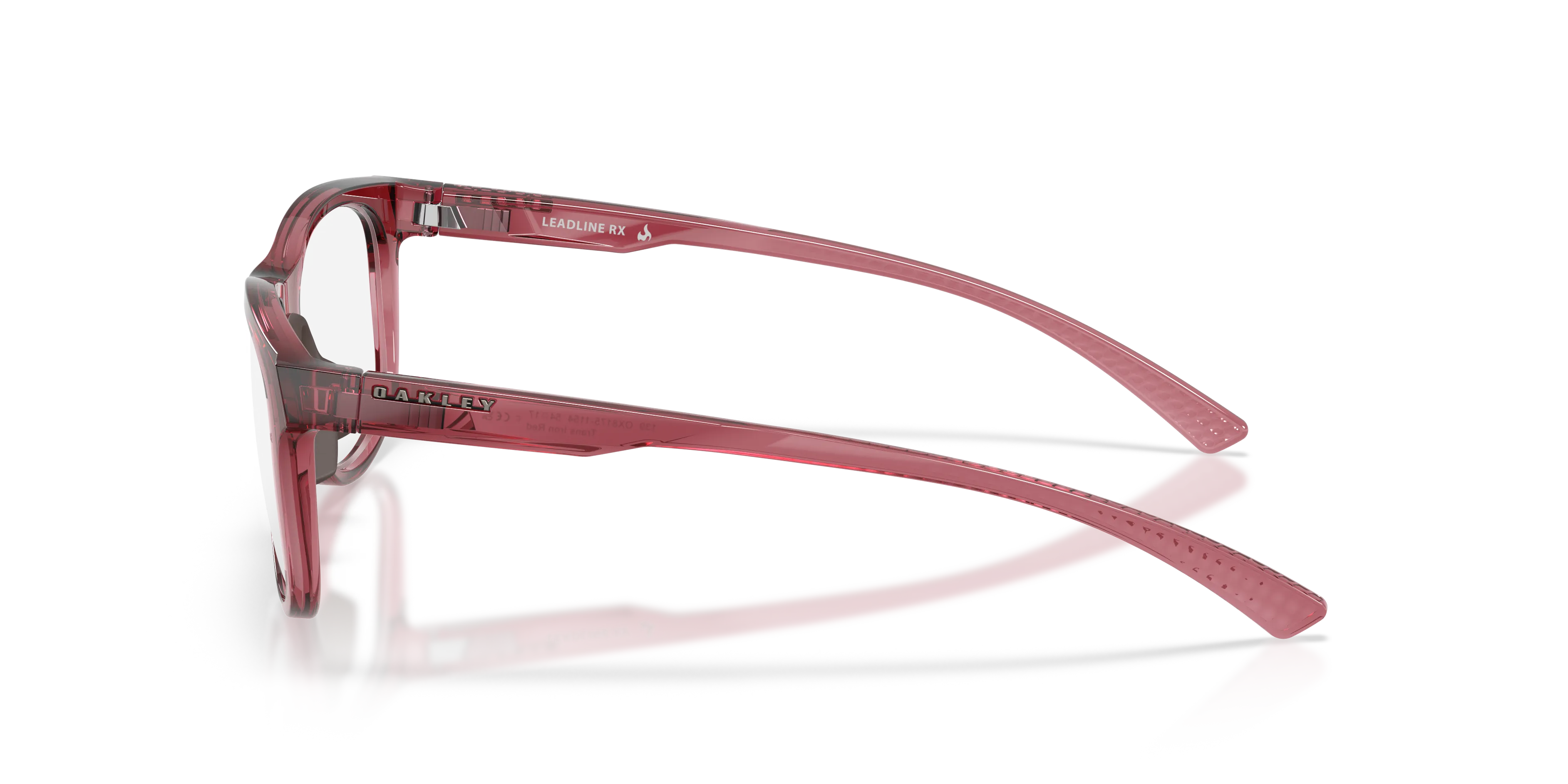 Oakley OX8175 LEADLINE RX 817511 Montature da vista O_Matter Rosso Trasparente Squadrata Normale - immagine 4