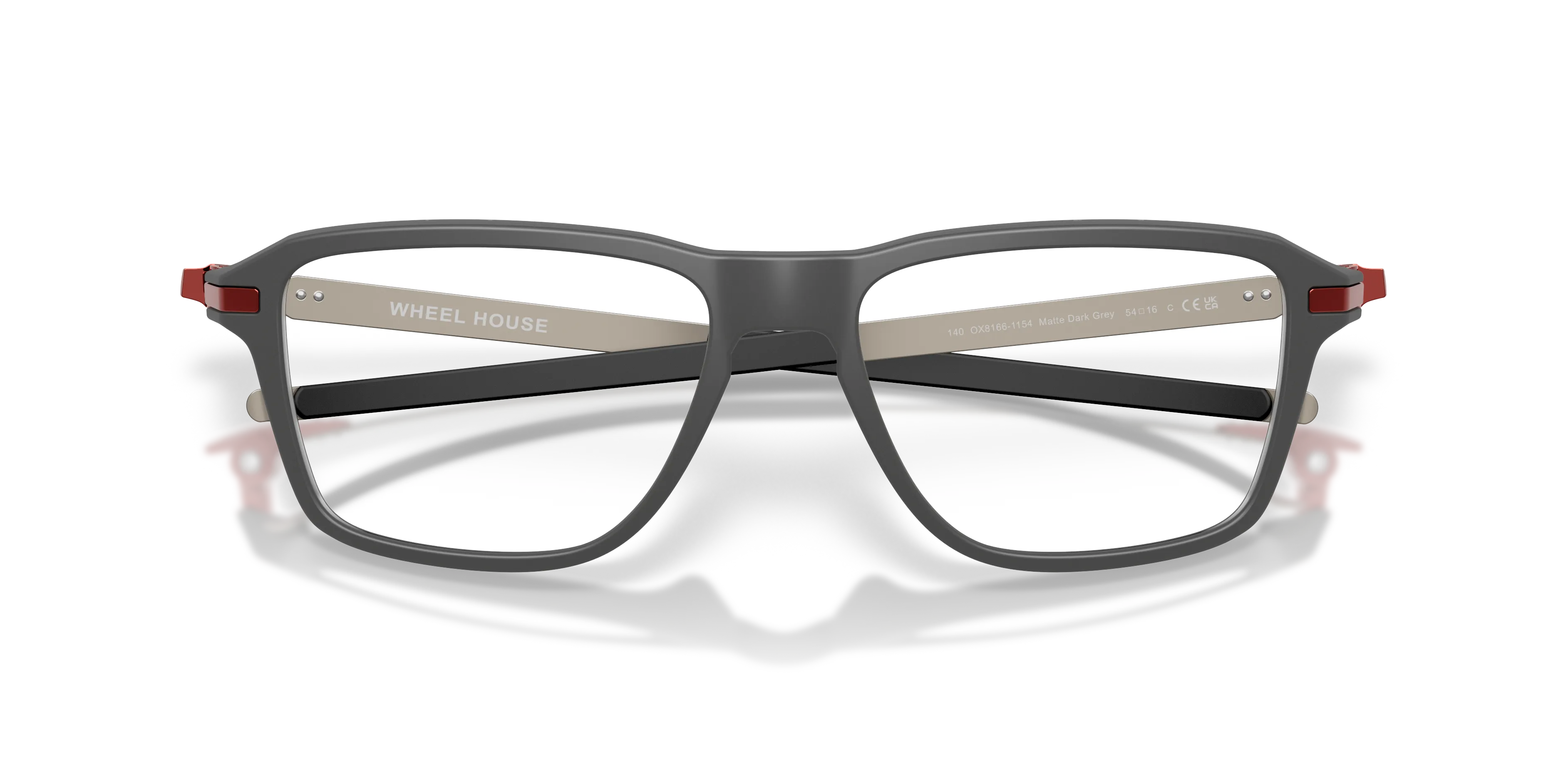 Oakley OX8166 WHEEL HOUSE 816611 Montature da vista O_Matter Grigio Trasparente Squadrata Normale - immagine 2