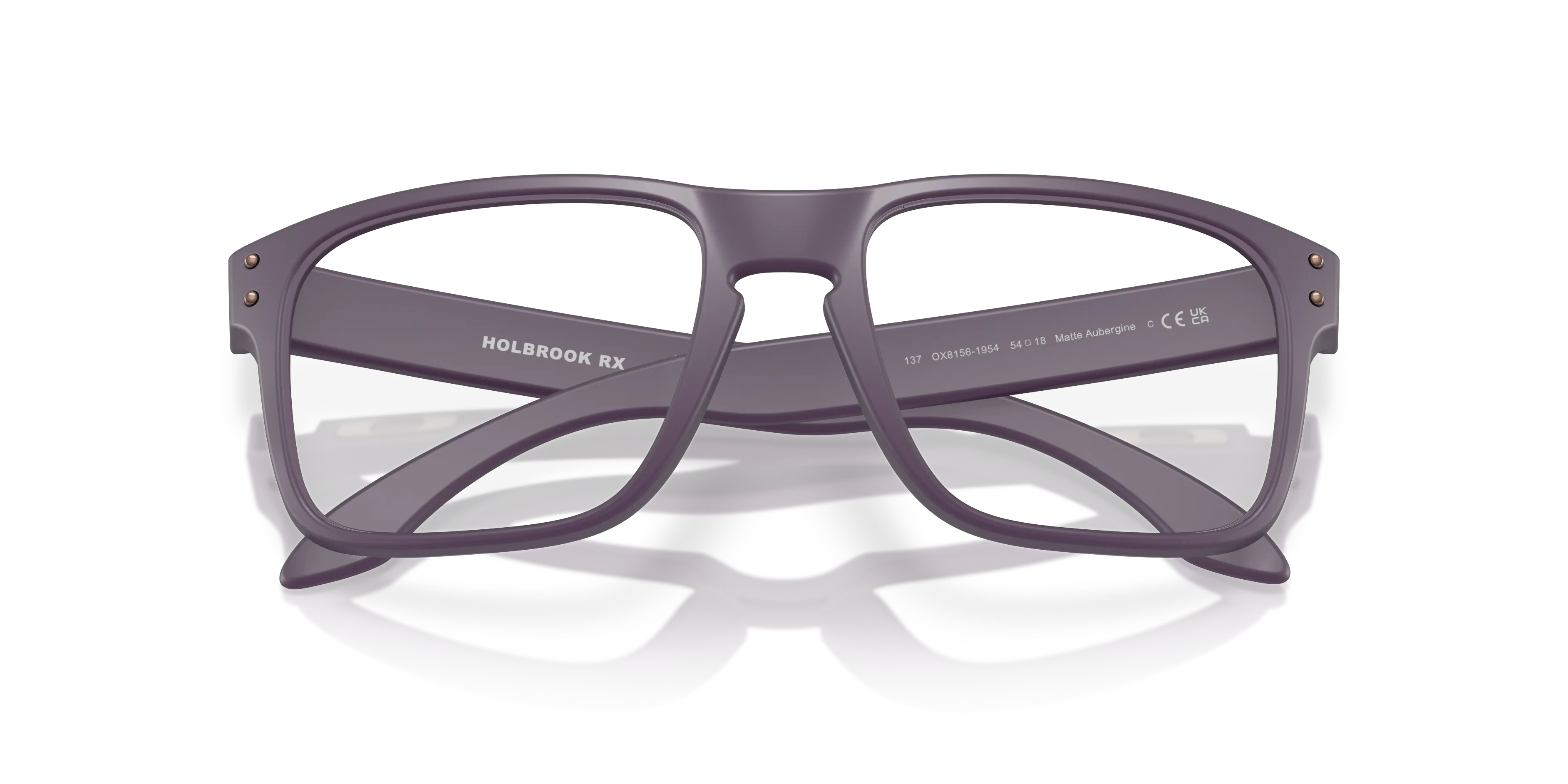 Oakley OX8156 HOLBROOK RX 815619 Montature da vista O_Matter Viola Trasparente Squadrata Normale - immagine 2