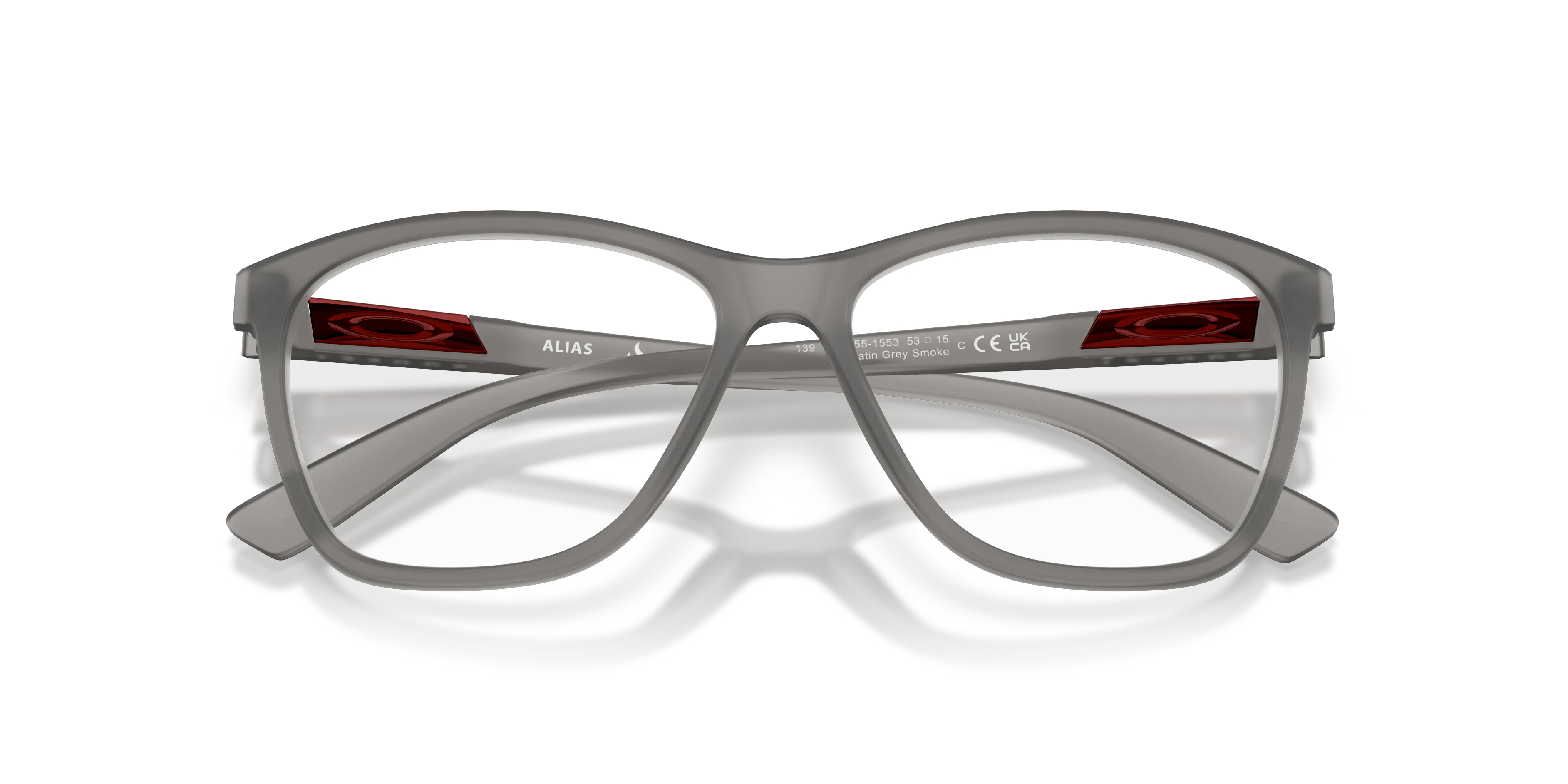 Oakley OX8155 ALIAS 815515 Montature da vista O_Matter Grigio Trasparente Rotonda Normale - immagine 2