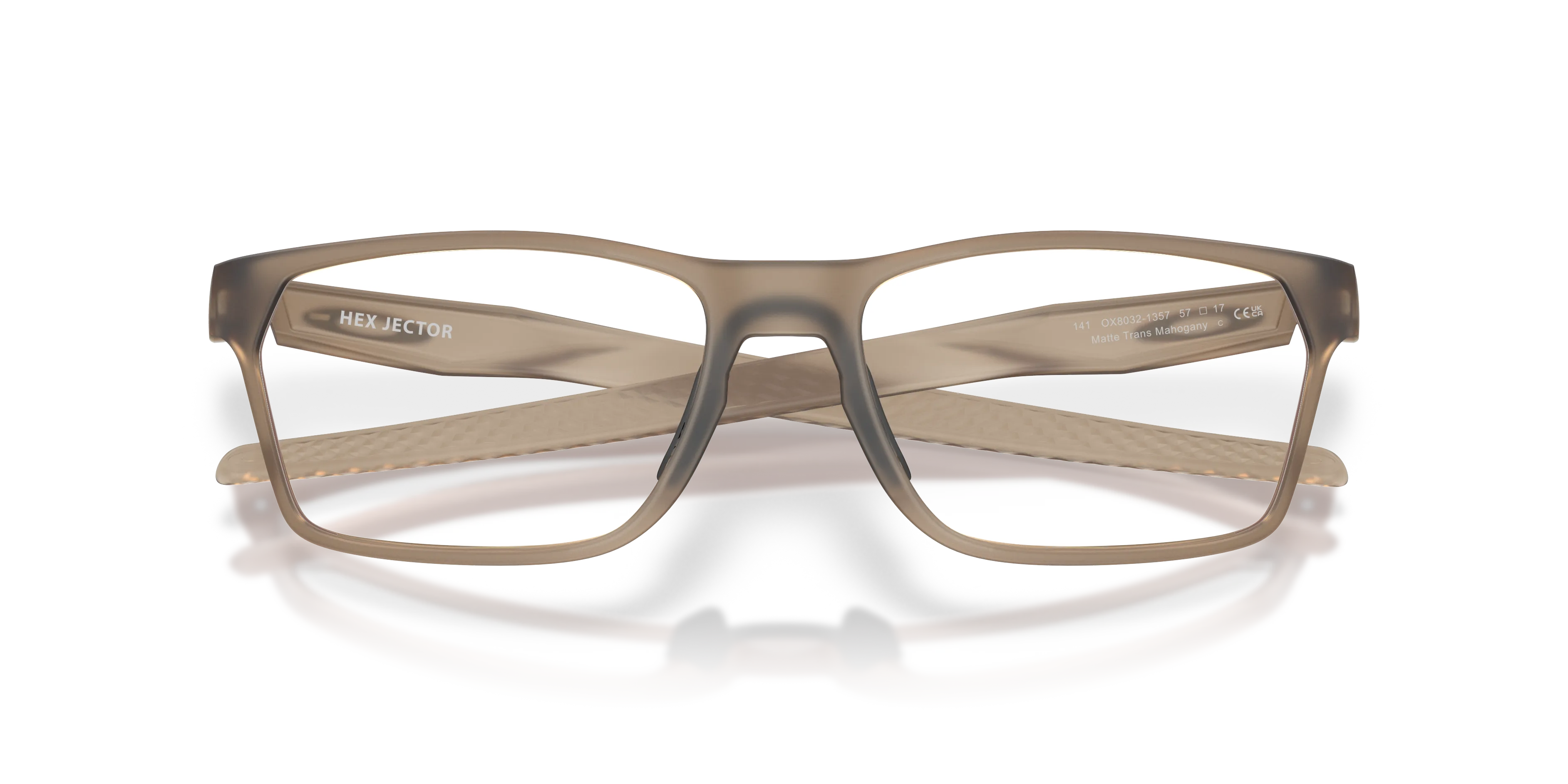 Oakley OX8032 HEX JECTOR 803213 Montature da vista O_Matter Marrone Trasparente Squadrata Normale - immagine 2
