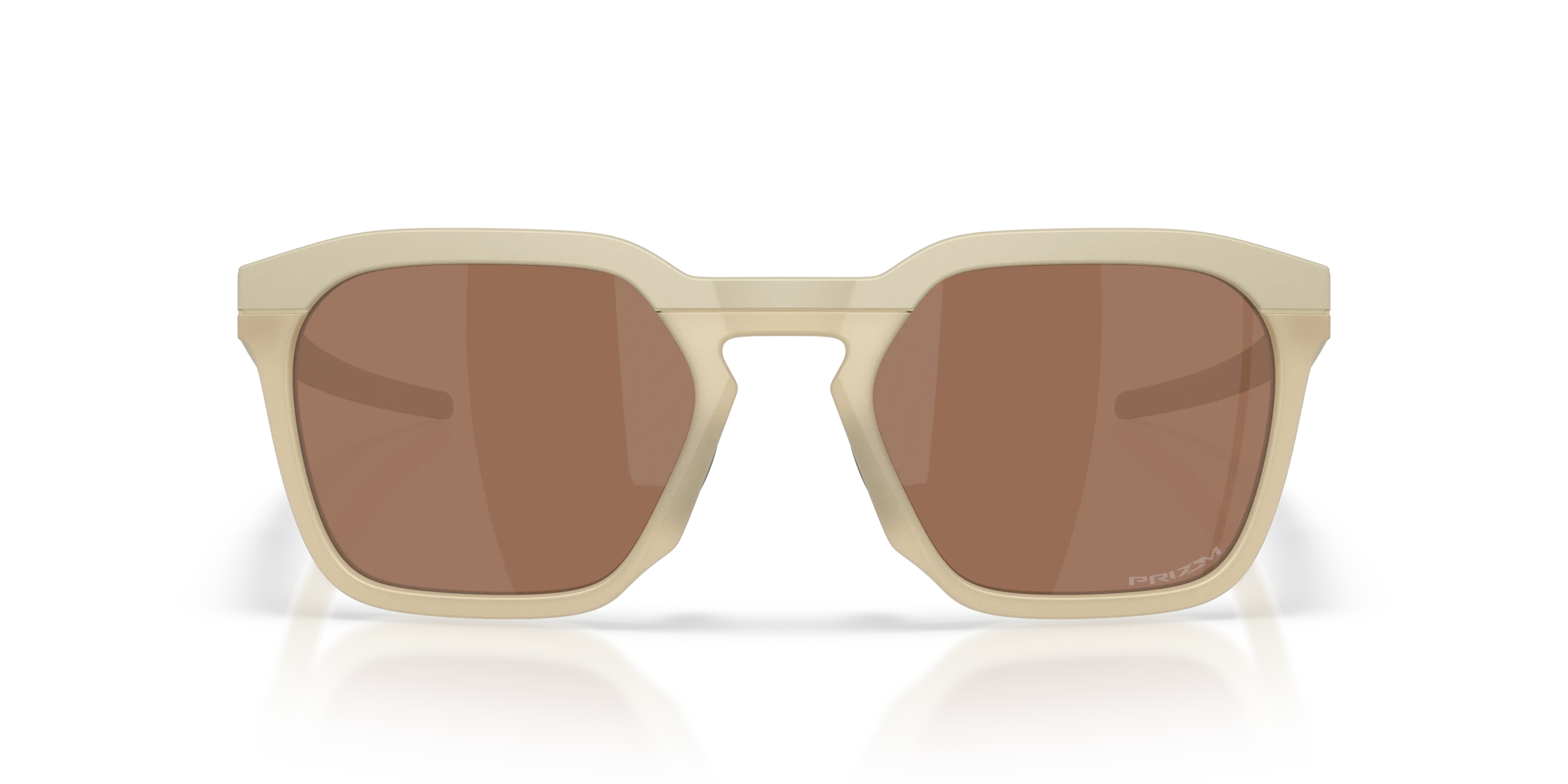 Oakley OO9555 HSTN SQ 2.0 955504 Occhiali da sole O_Matter Beige Marrone Squadrata Normale - immagine 3