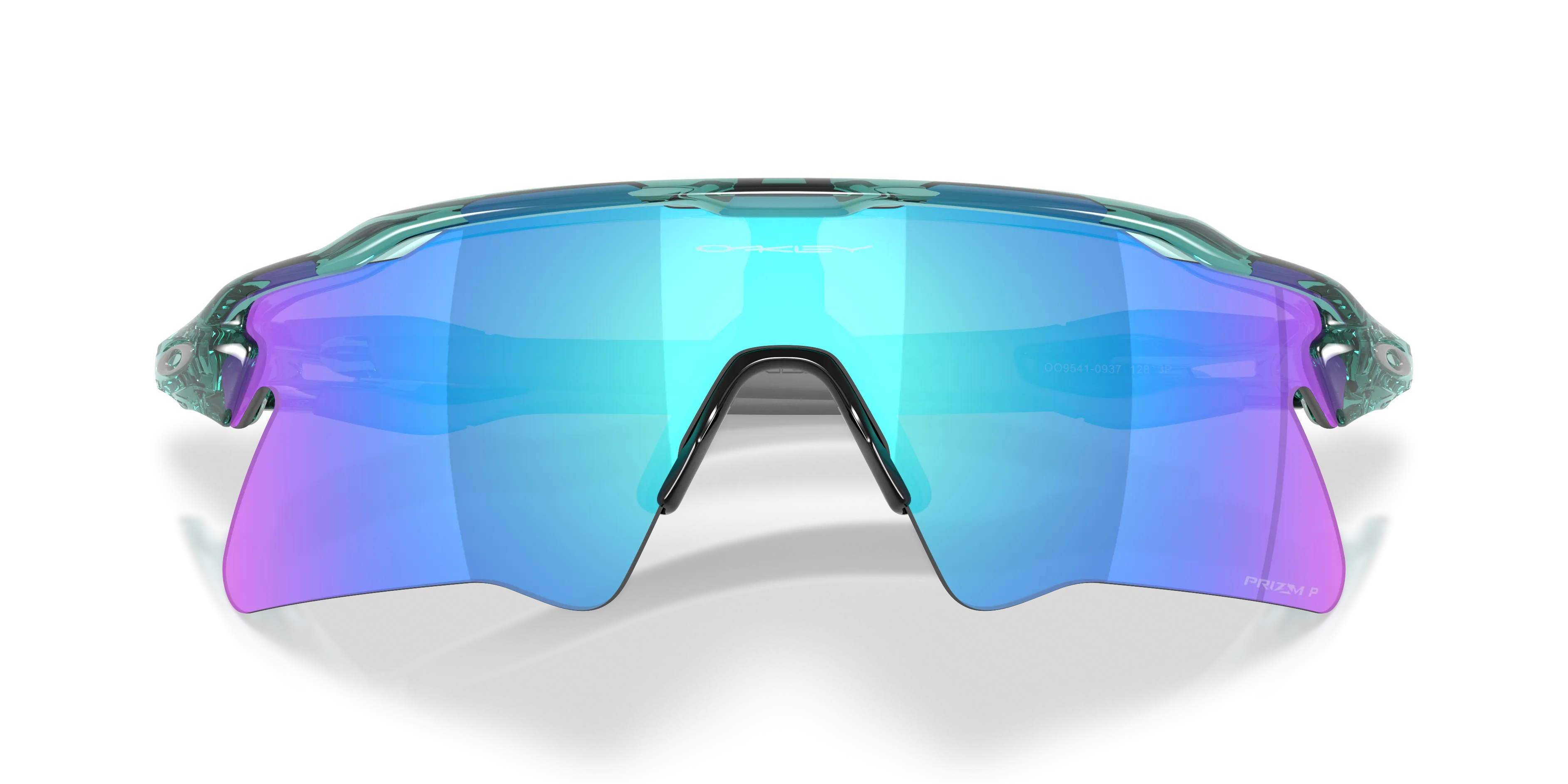 Oakley OO9541 RADAR EV HEATER 954109 Occhiali da sole O_Matter Blu Blu Squadrata Polarizzata - immagine 2