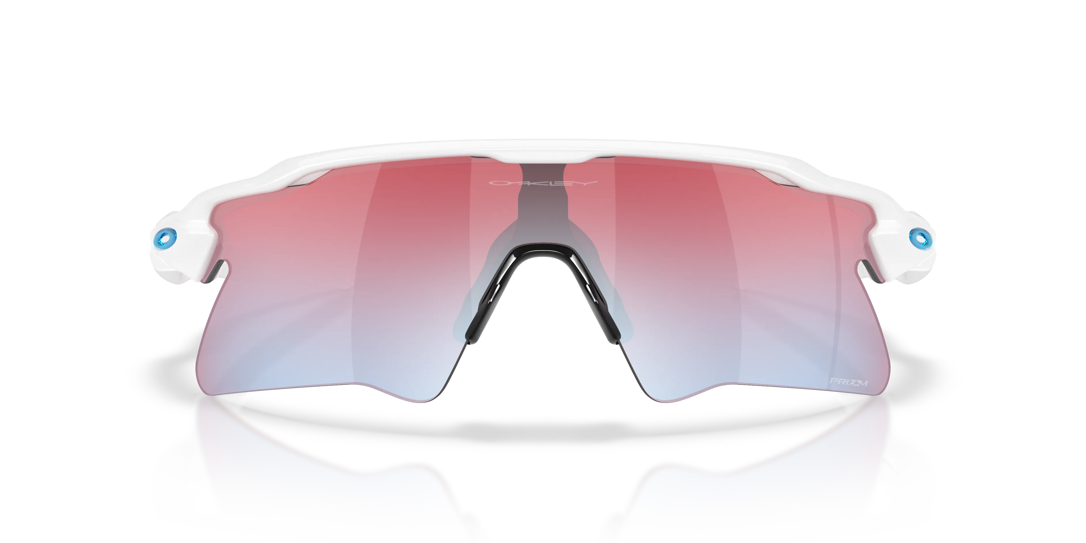 Oakley OO9541 RADAR EV HEATER 954105 Occhiali da sole O_Matter Bianco Rosso Squadrata Normale - immagine 3
