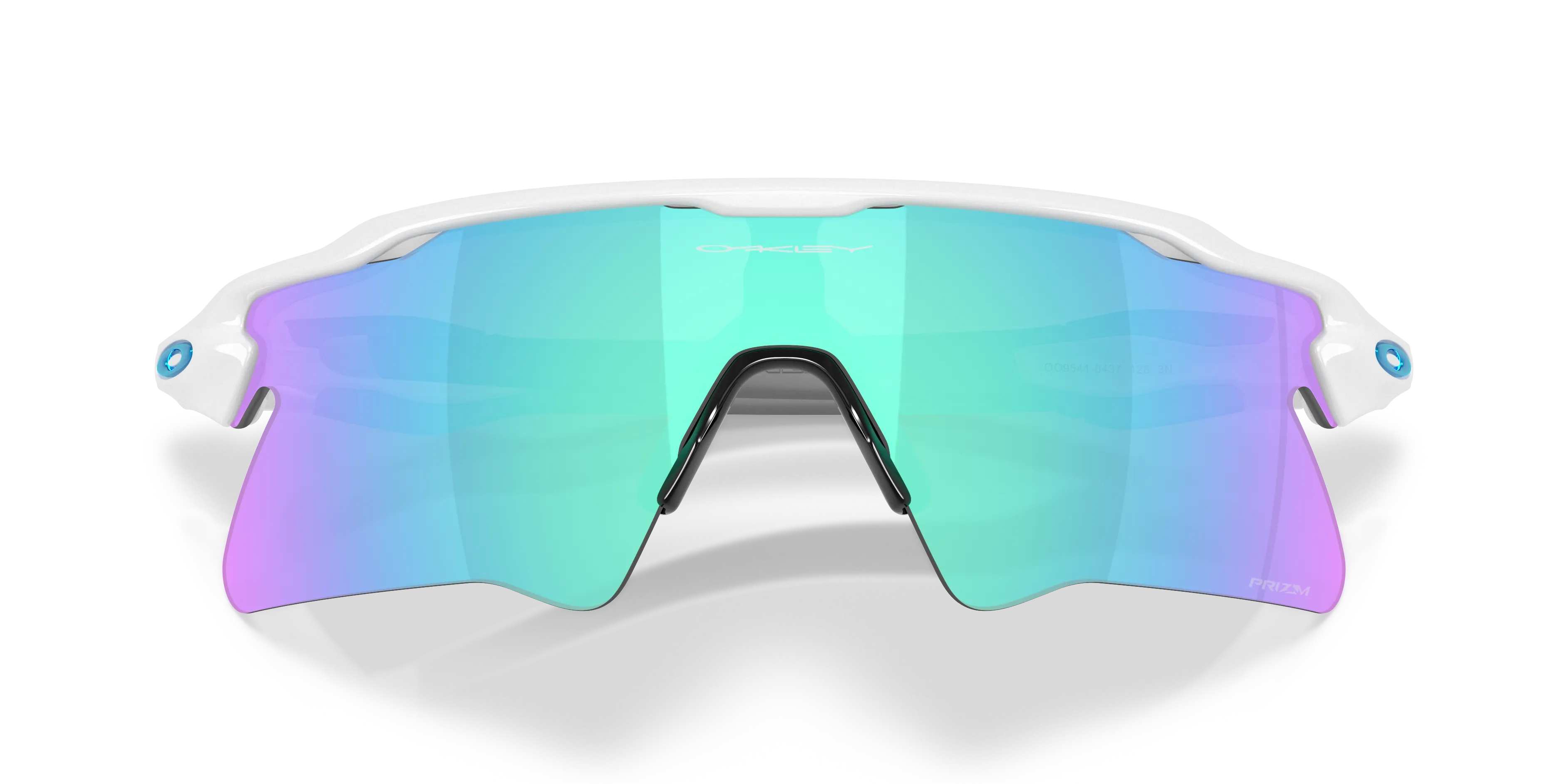 Oakley OO9541 RADAR EV HEATER 954104 Occhiali da sole O_Matter Bianco Blu Squadrata Normale - immagine 2
