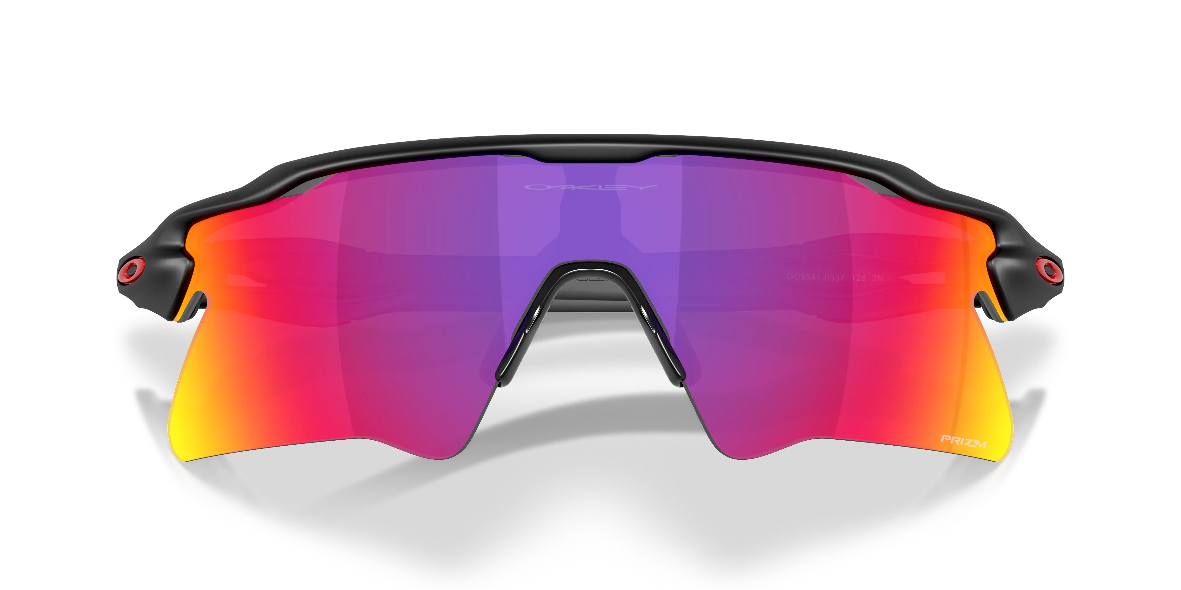 Oakley OO9541 RADAR EV HEATER 954103 Occhiali da sole O_Matter Nero Viola Squadrata Normale - immagine 2