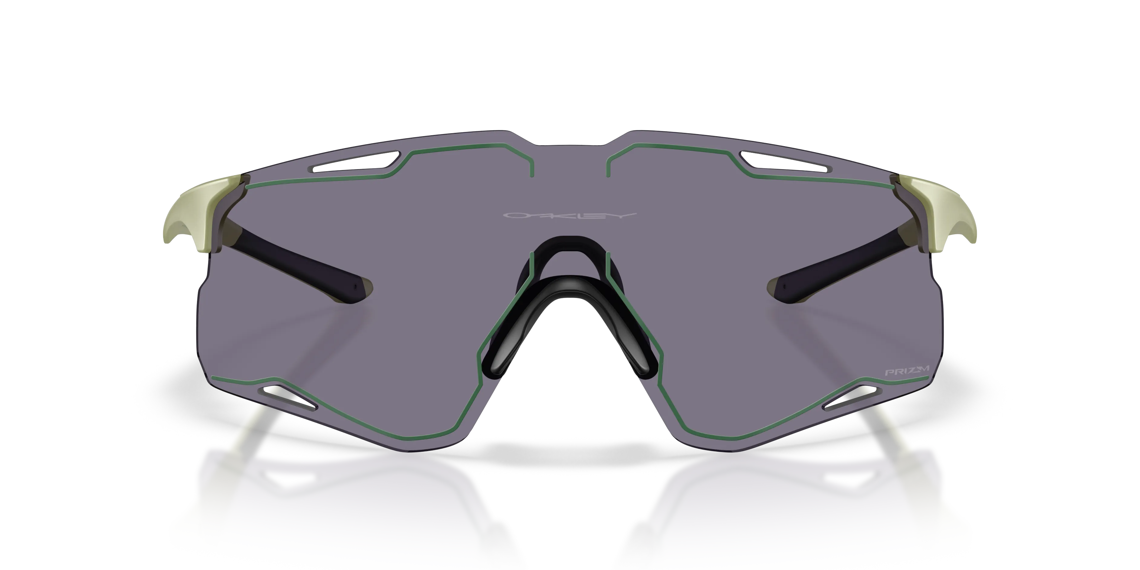 Oakley OO9538D CYBR LIGHTNING 953808 Occhiali da sole O_Matter Verde Grigio Squadrata Normale - immagine 3