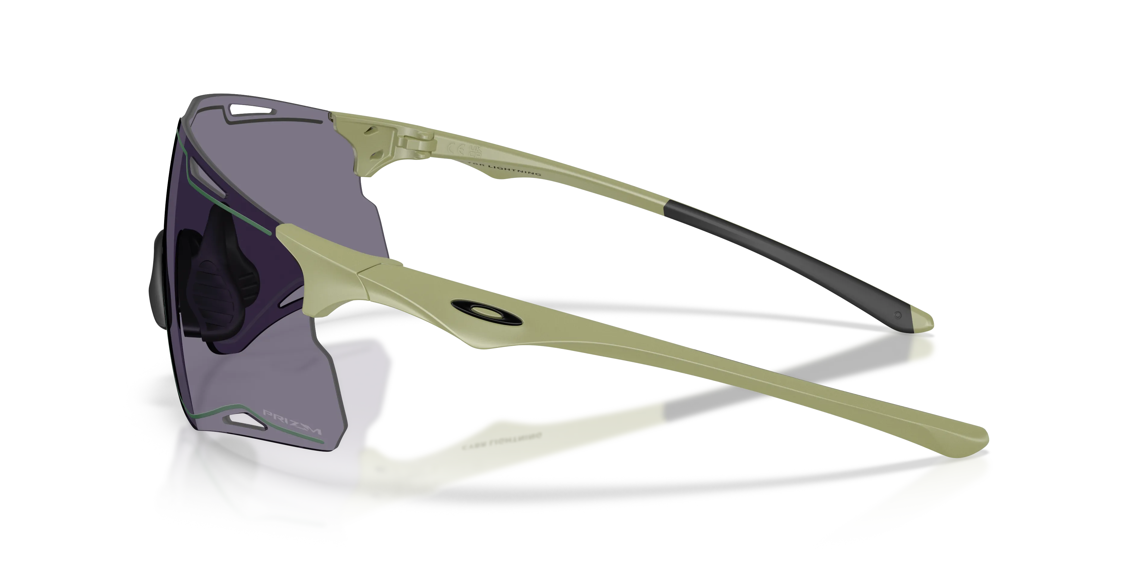 Oakley OO9538D CYBR LIGHTNING 953808 Occhiali da sole O_Matter Verde Grigio Squadrata Normale - immagine 4