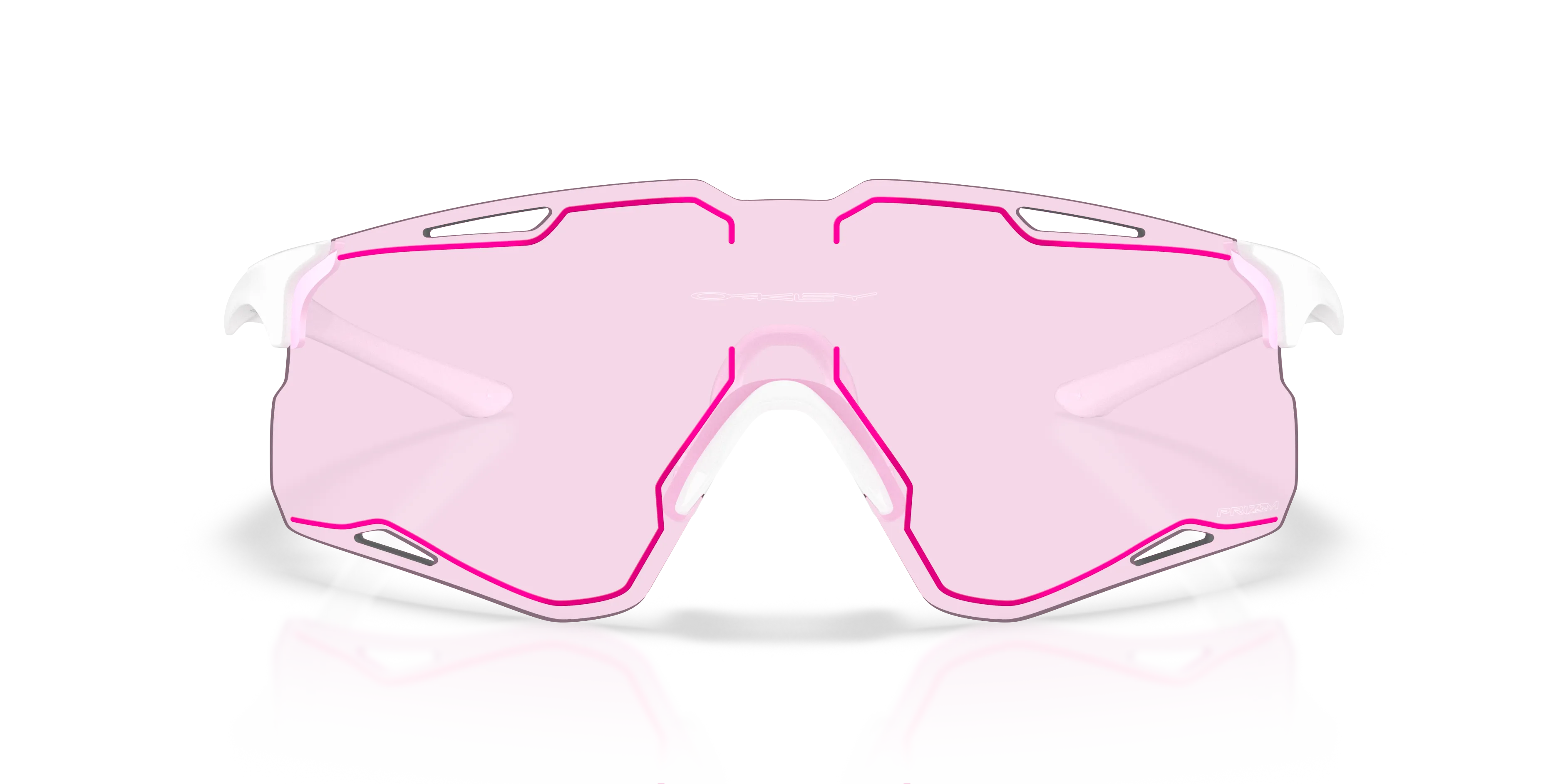 Oakley OO9538D CYBR LIGHTNING 953806 Occhiali da sole O_Matter Bianco Rosa Squadrata Normale - immagine 3